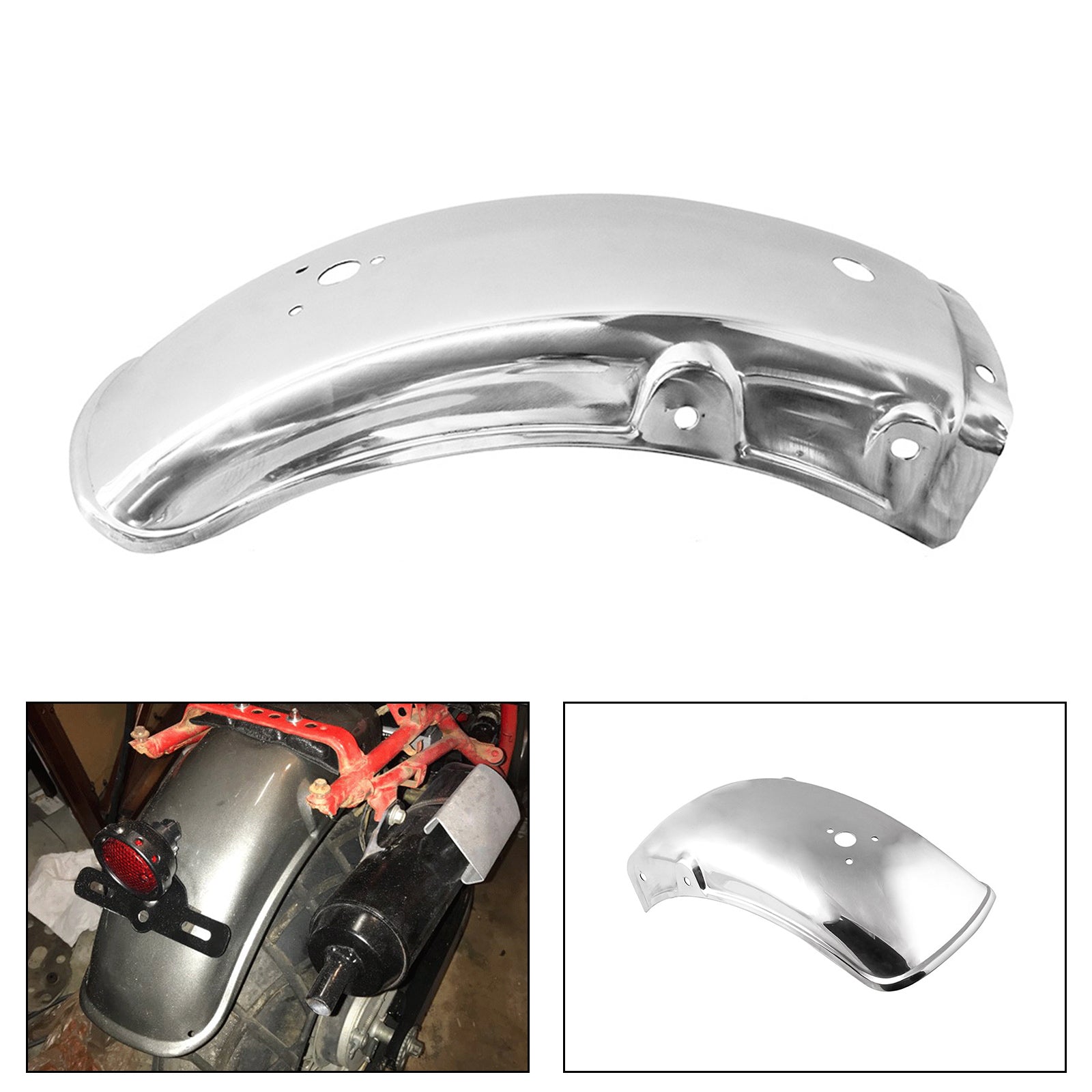 Motocicleta motocicleta traseira hugger lamguard de lama para Suzuki GN125 GN250