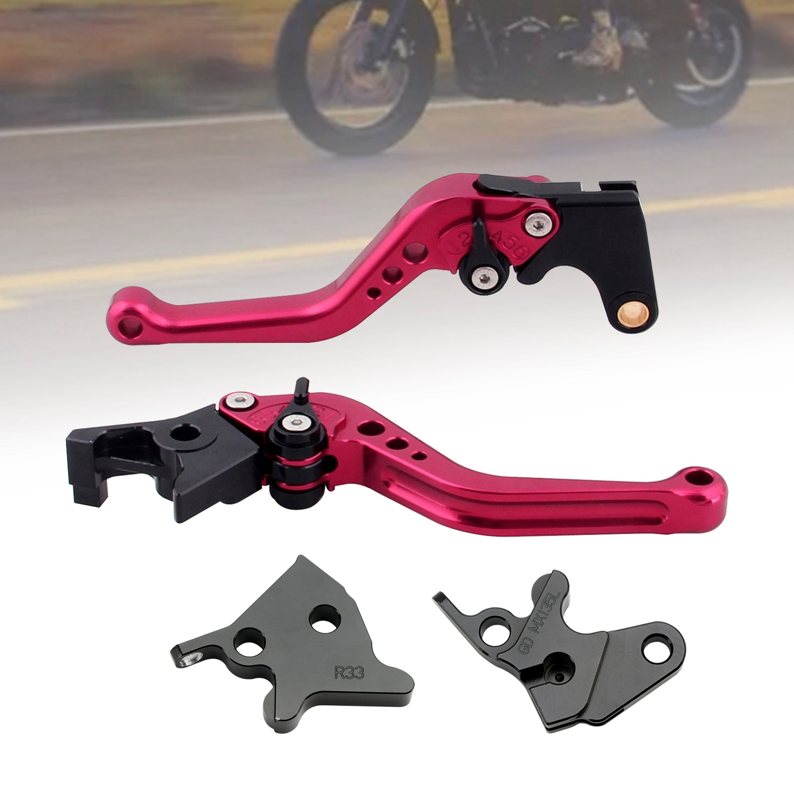 2005-2014 Yamaha YBR125 Ny kort clutchbremsespak