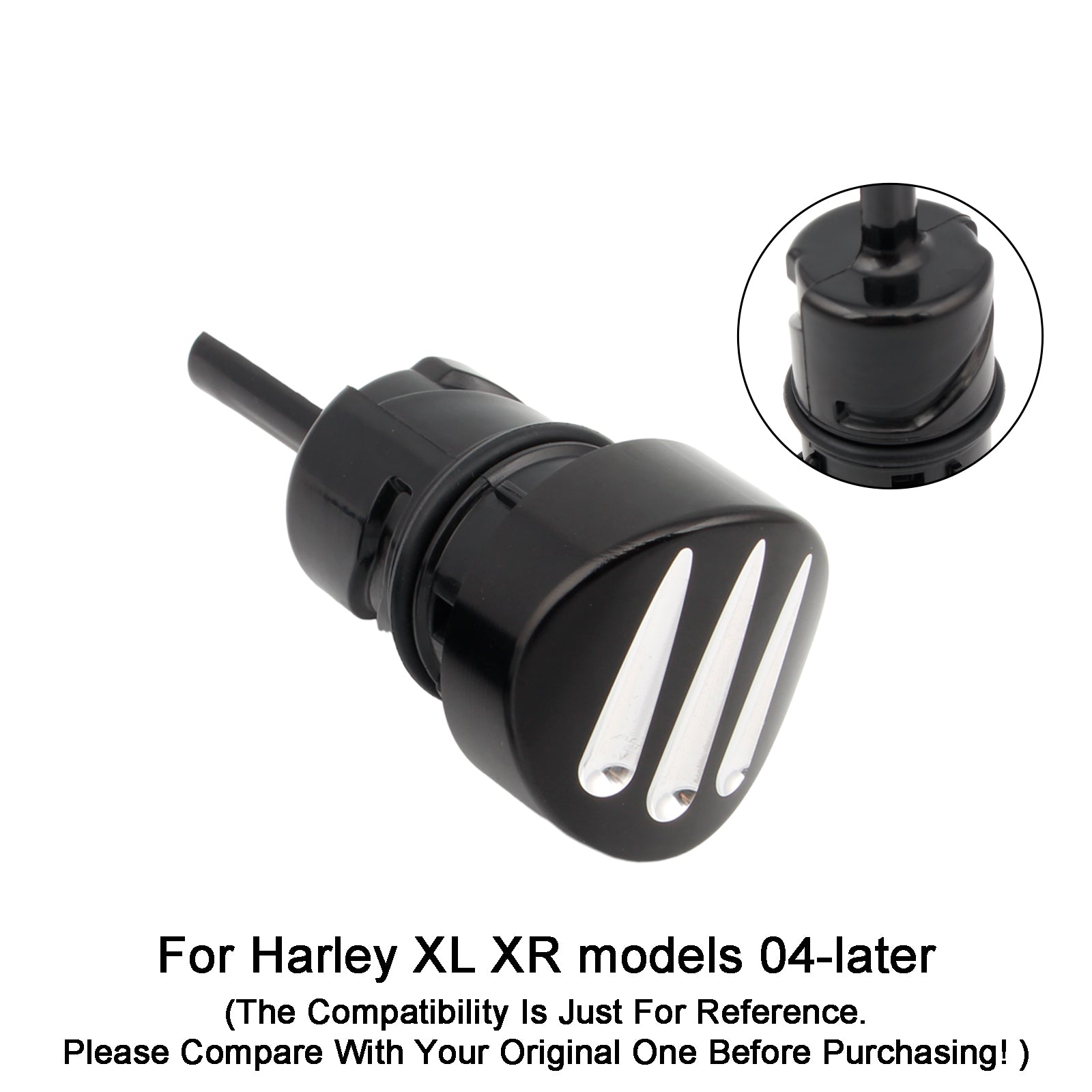 Zátka o ropnej mierke Tank Cap pre Sportster XL883 XL1200 2004-2016