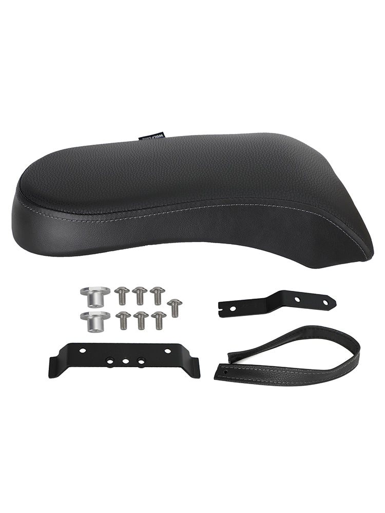 Almofada de passageiro traseiro Fisos pretos PU PUL para BMW R18 BIKES 2020-2022 2021