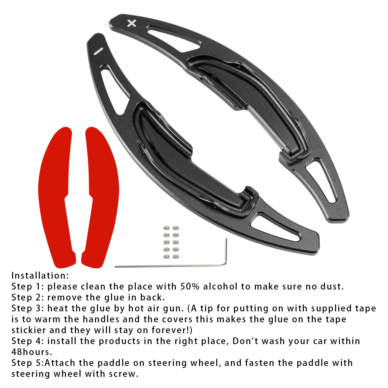 Ratthjulets skifterforlengelse for BMW M3 M4 x5m x6m aluminium