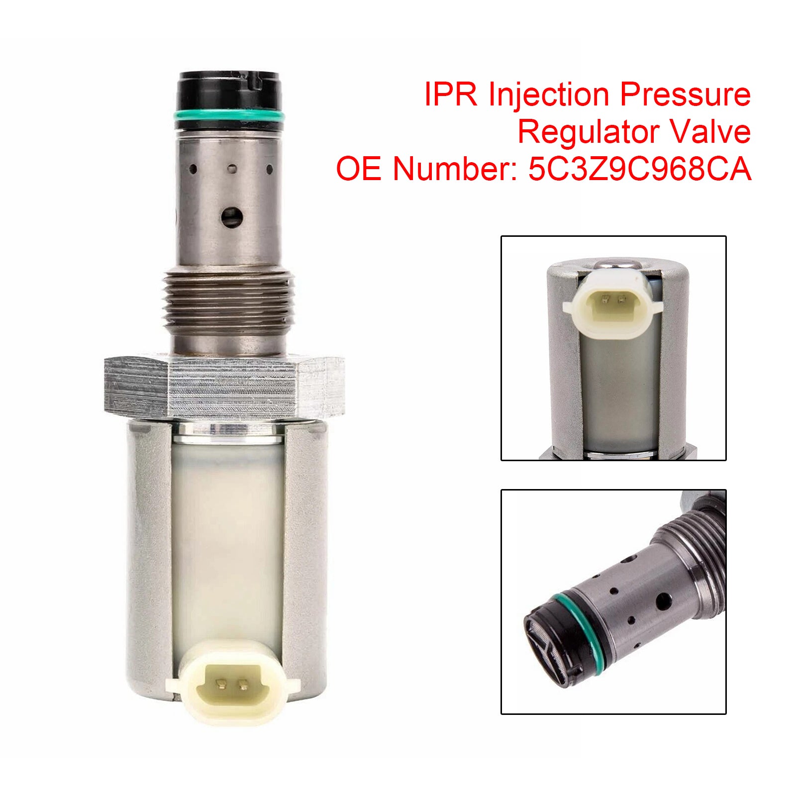 Valve de régulateur de pression d'injection IPR 5C3Z9C968CA pour 2005-2010 6.0L PowerStroke