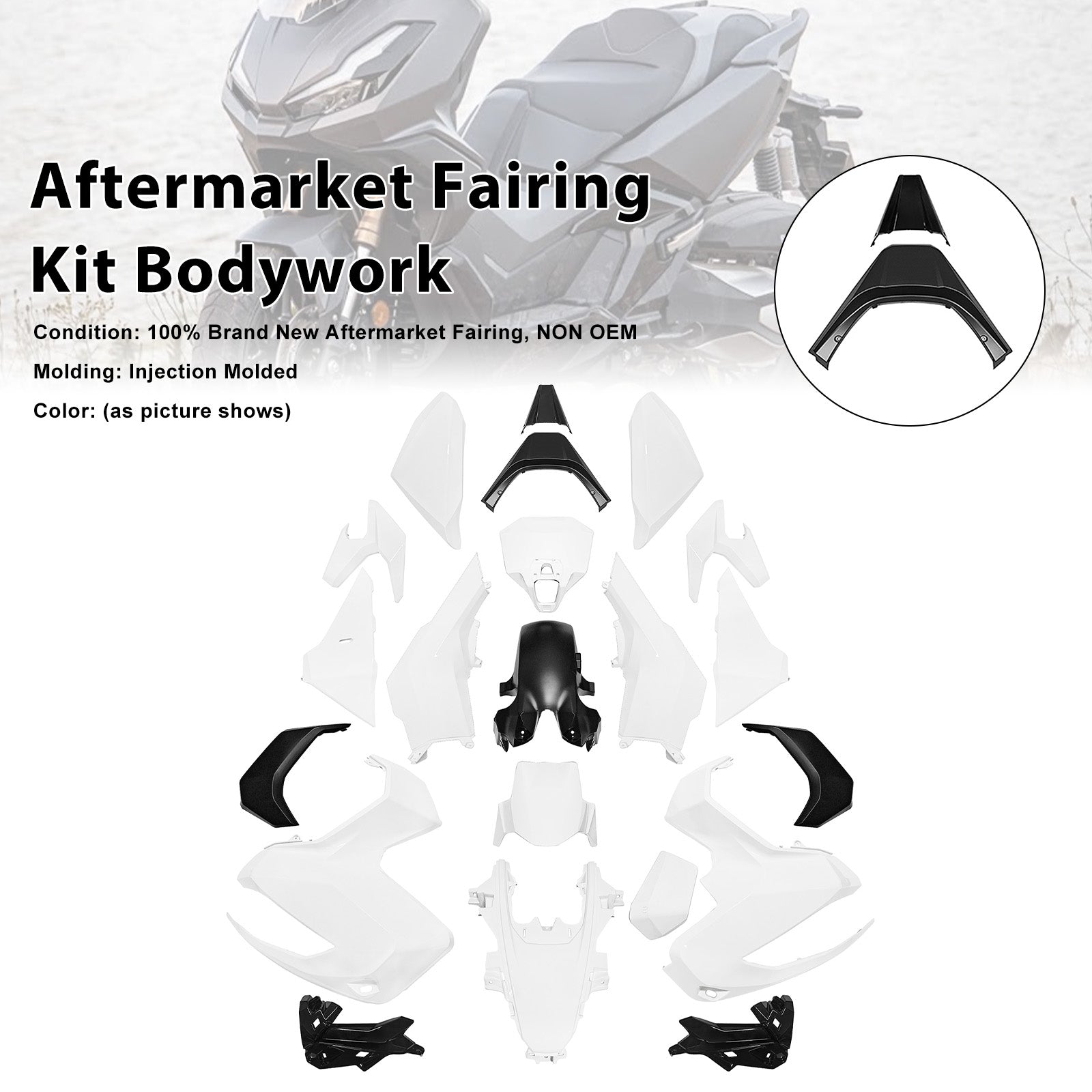 Injection ABS Plastic Bodywork Fairing Kit for Honda ADV350 2022-2025