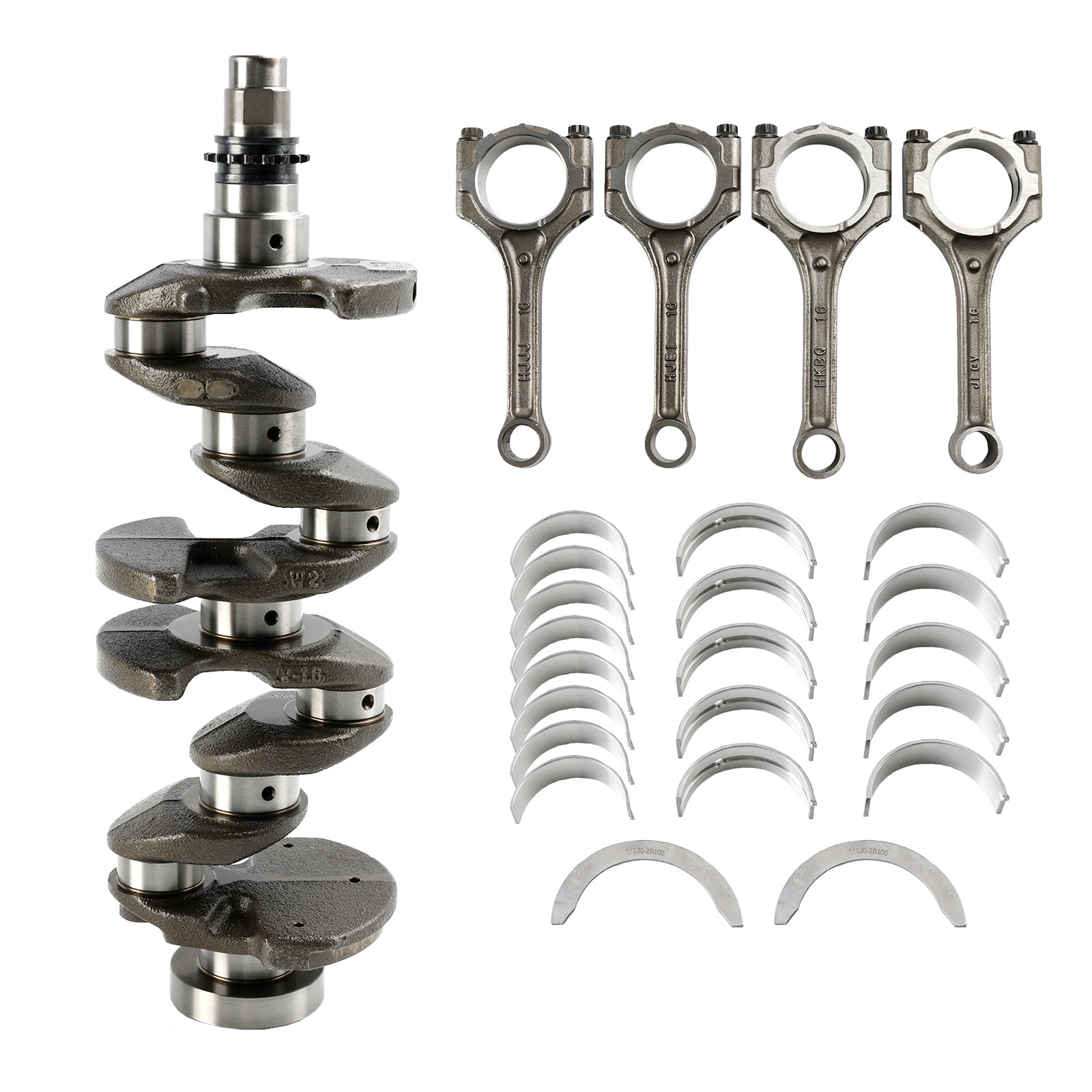 Kľukový hriadeľ pre Kia Rio EX Hatchback, 4-dverový G4FD, 2012-2017 & Tyče & Ložisko 209102BB03