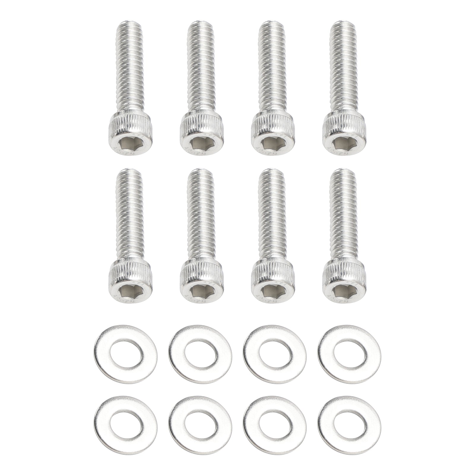 Motor täcker rostfritt UNC Allen Screw Kit 59 st för Sportster XL 2004-Up