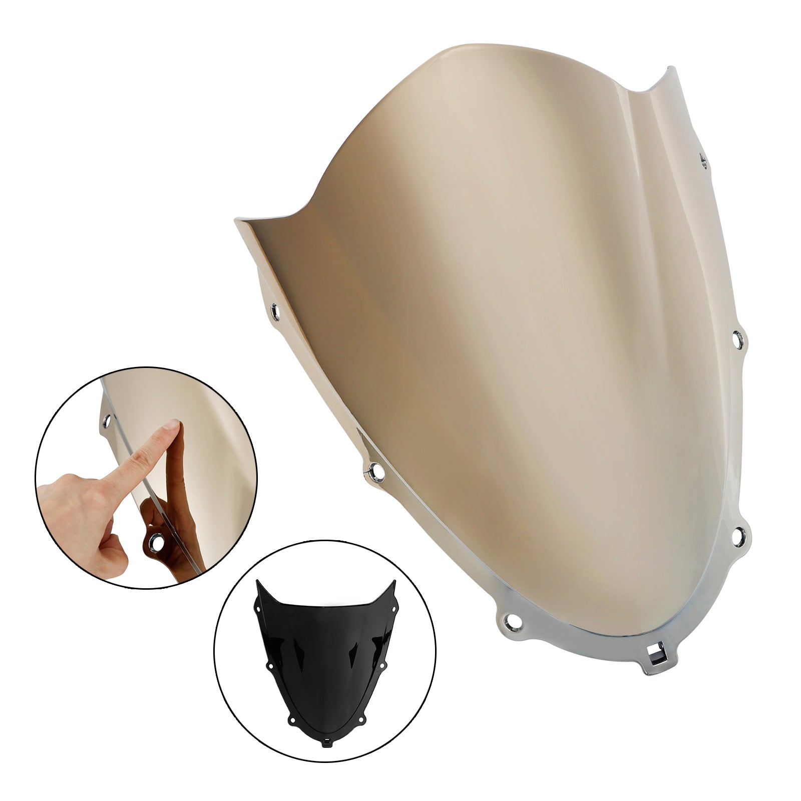 2018-2022 Suzuki GSXR125 GSXR150 Černé sklo čelného skla