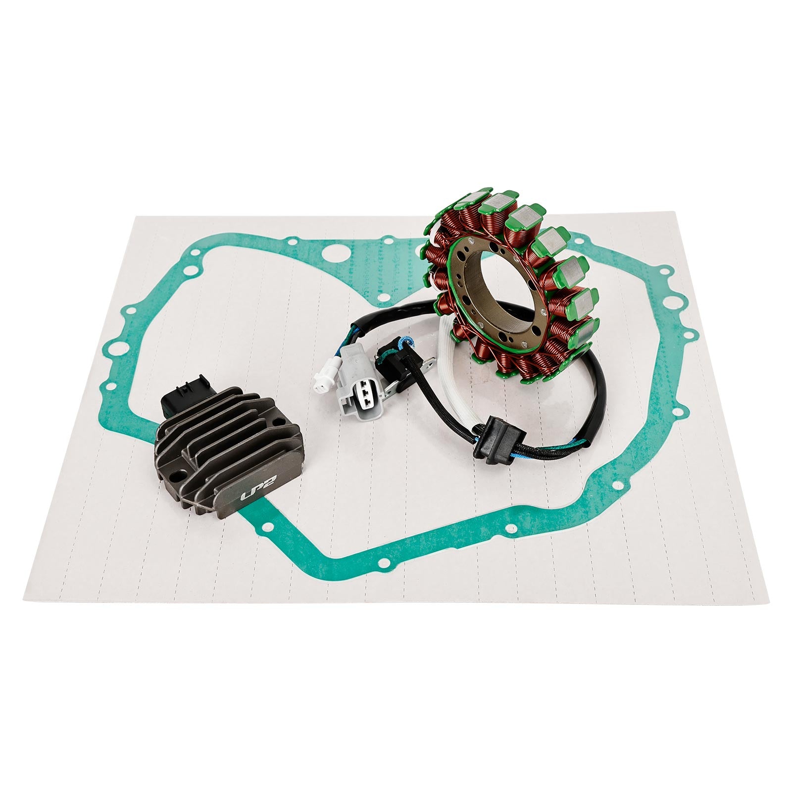 Tesnenie usmerňovača regulátora generátora Stator pre Suzuki Kingquad LTF400 2008 2009