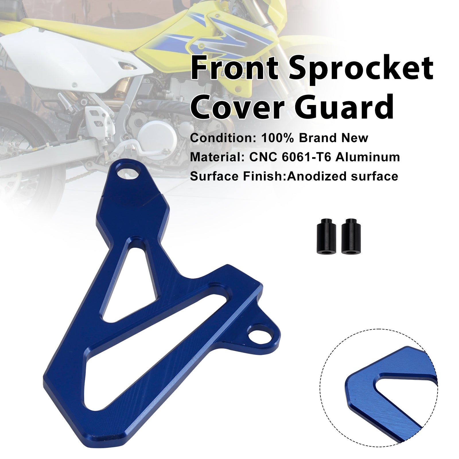 Front Sprocket Cover Guard For Suzuki DR-Z400SM 2000-2024 DRZ400/S/E