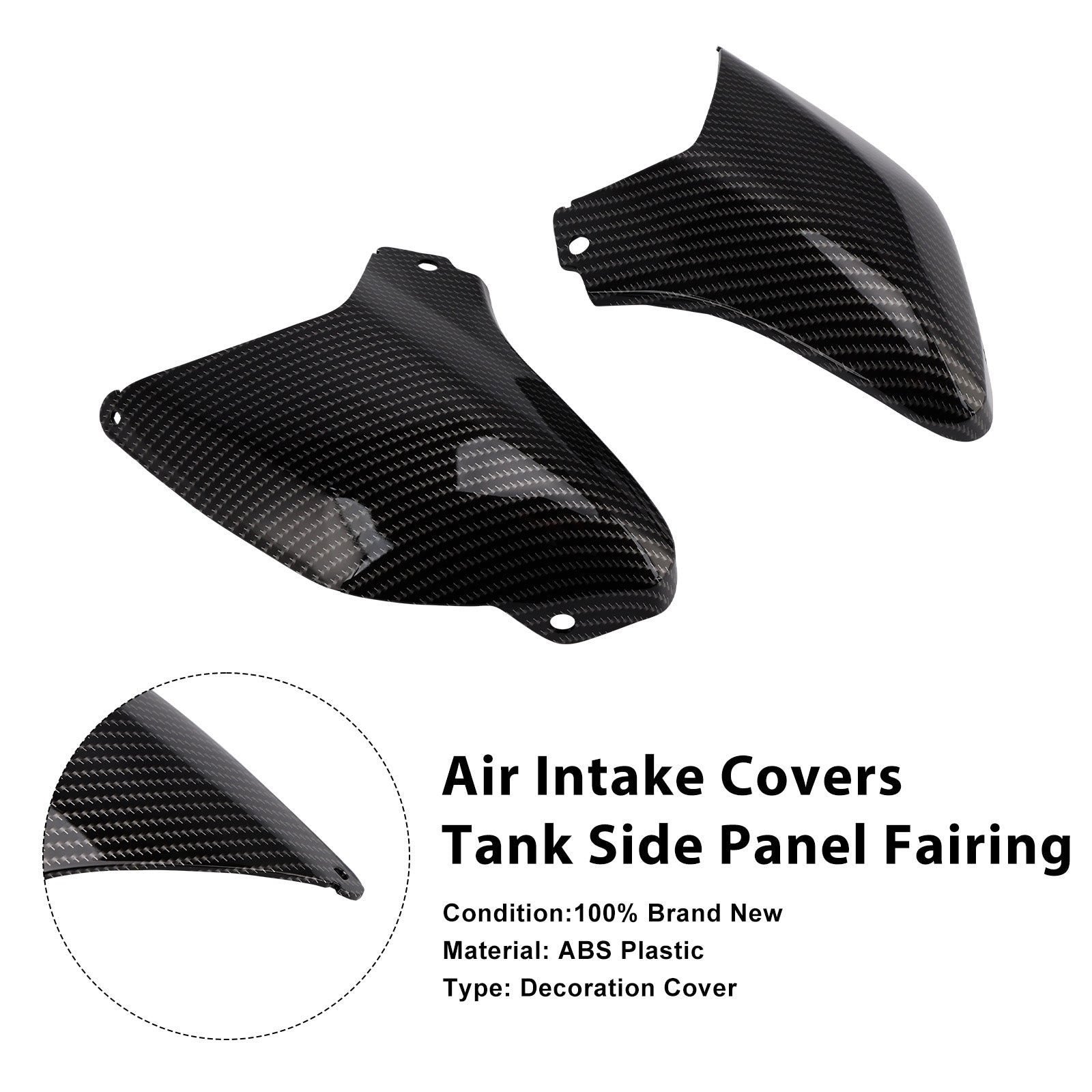 Air Intake Covers Tank Side Panel Fairing For Kawasaki Z900 2025-2026