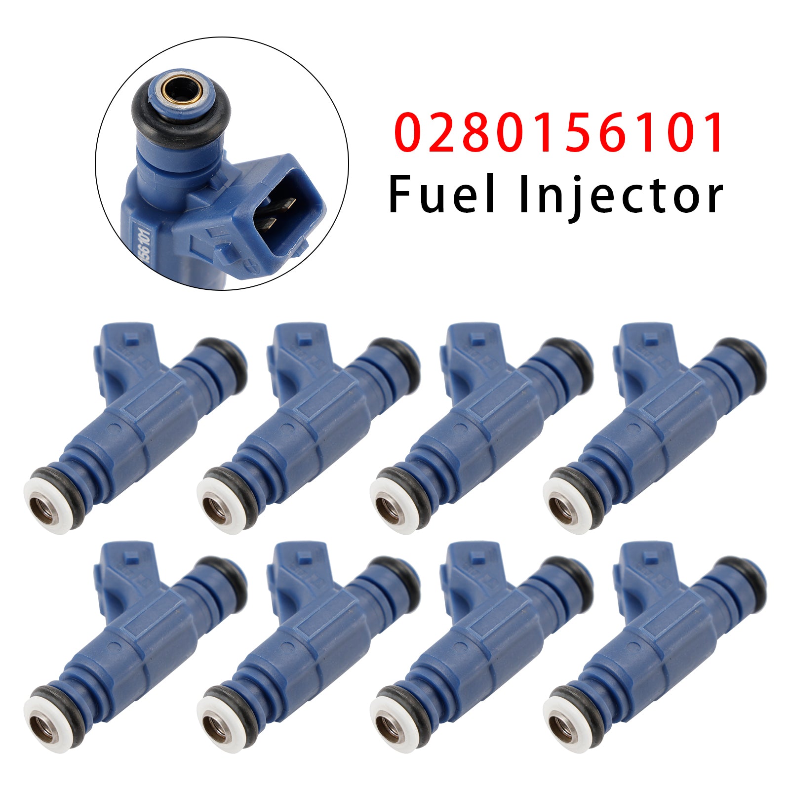 8Pcs Fuel Injector For Porsche Cayenne 9PA 4.5L 0280156101