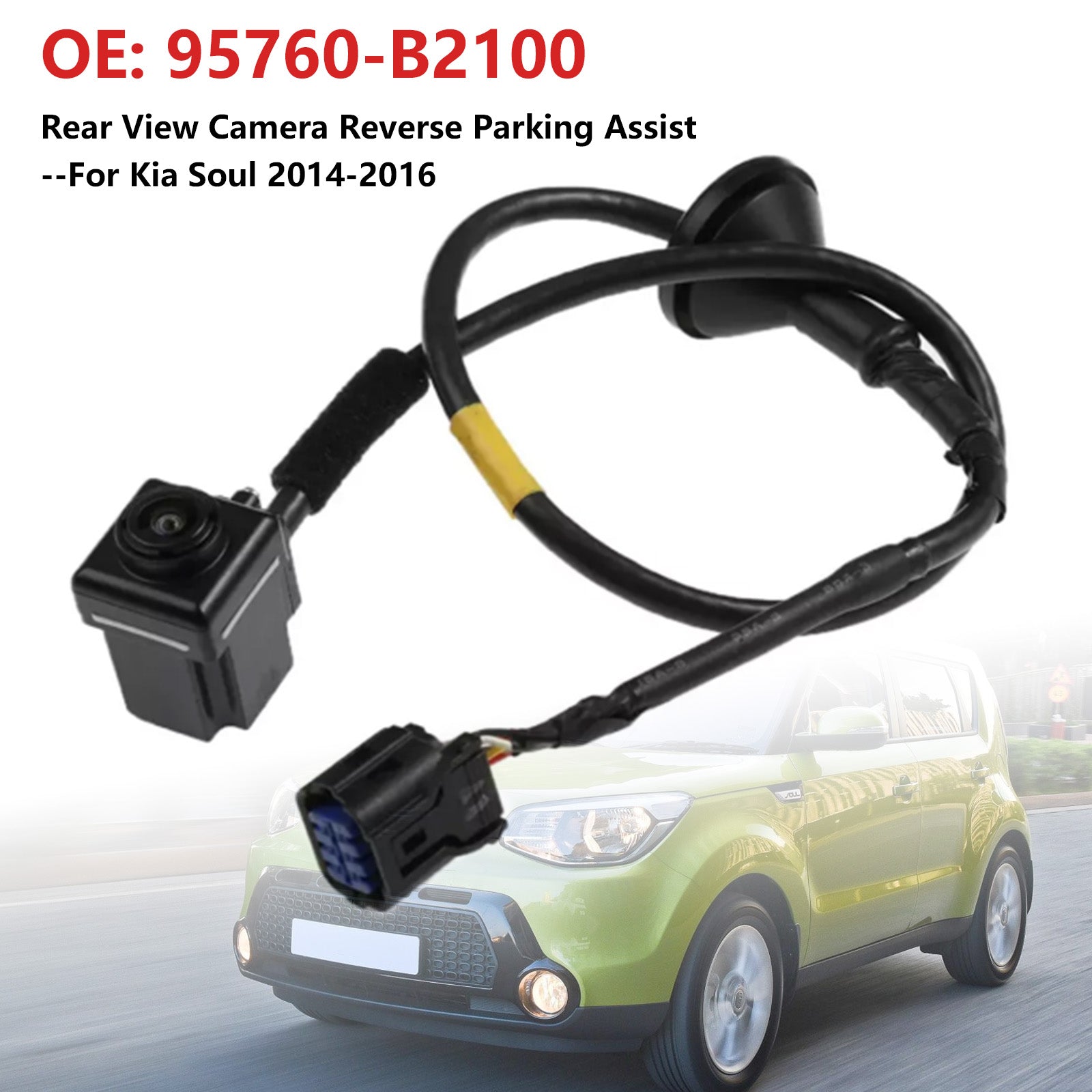 2014 2015 2016 Kia Soul Trow View Backup Parking Camera 95760-B2100