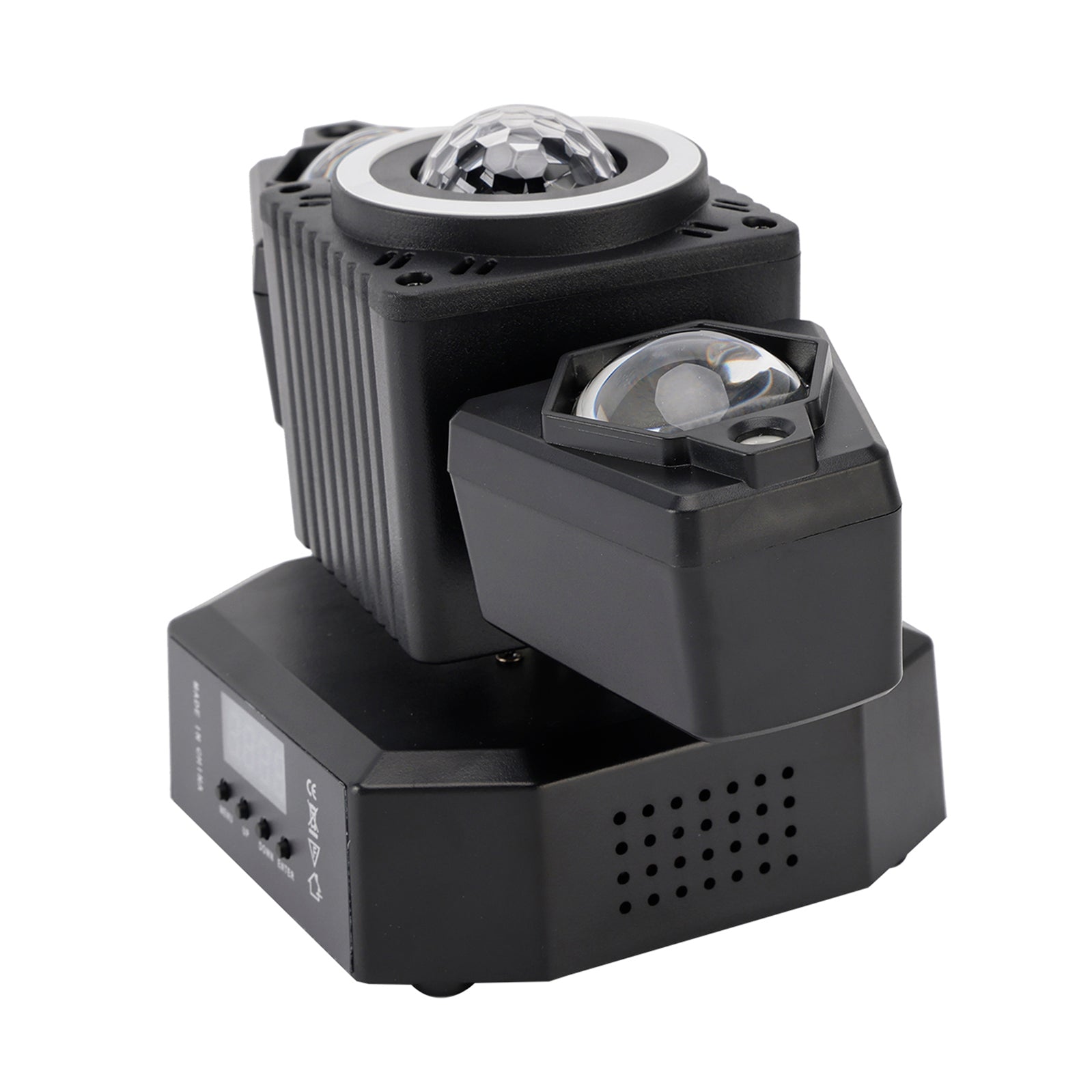 Bewegend hoofdlicht Roterende discobal Laserstraal Strobe Afstandsbediening DMX-podiumlicht