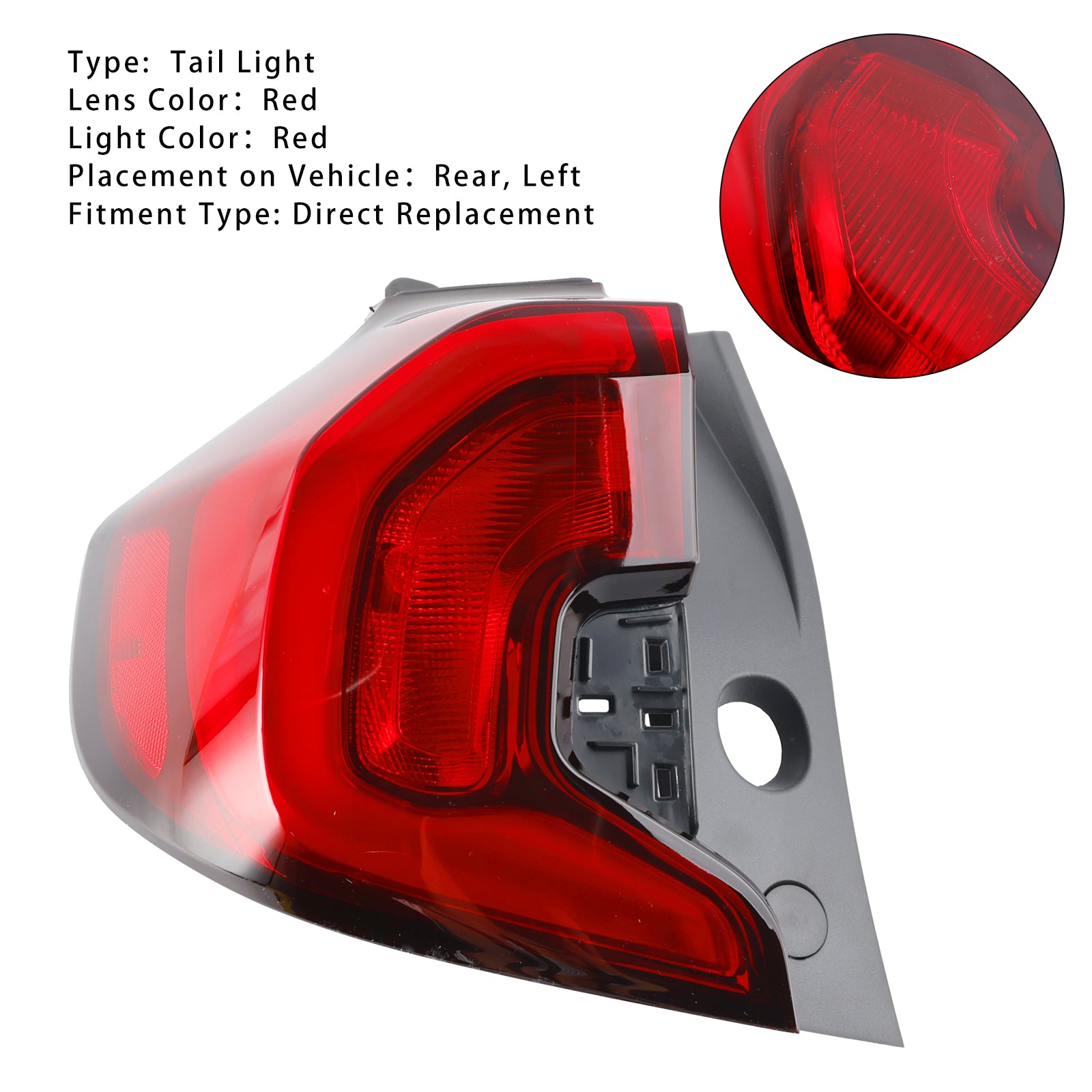 2018-2021 GMC Terrain SLE/SLT links LED-achterlichtlamp GM2804135