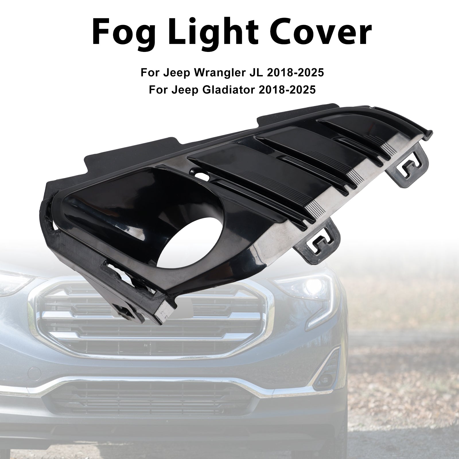 2018-2021 GMC Terrain Front Conte de nevoeiro esquerdo moldura leve 23196307