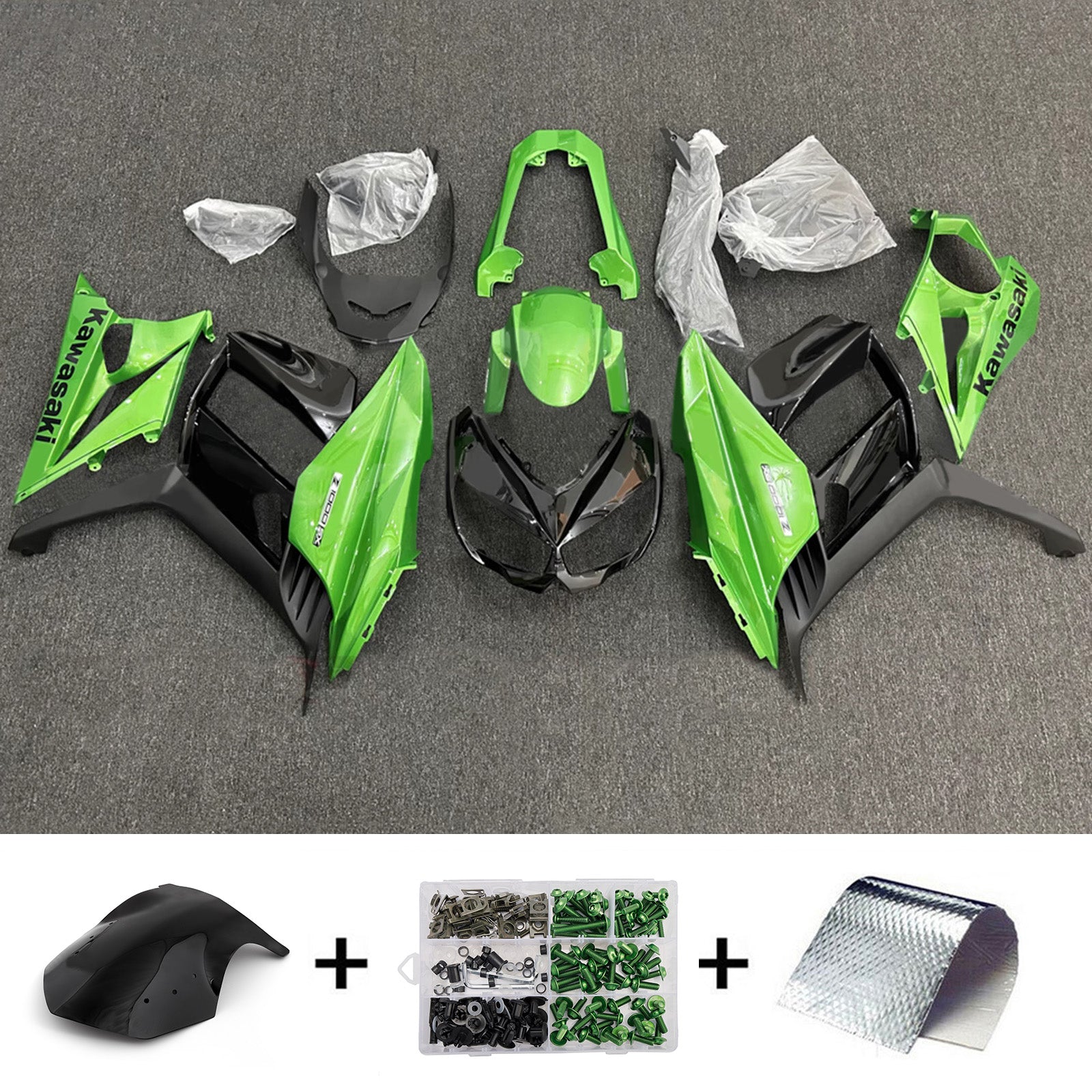 Injection Fairing Kit Bodywork Plastic ABS fit For Kawasaki Z1000SX 2010-2015
