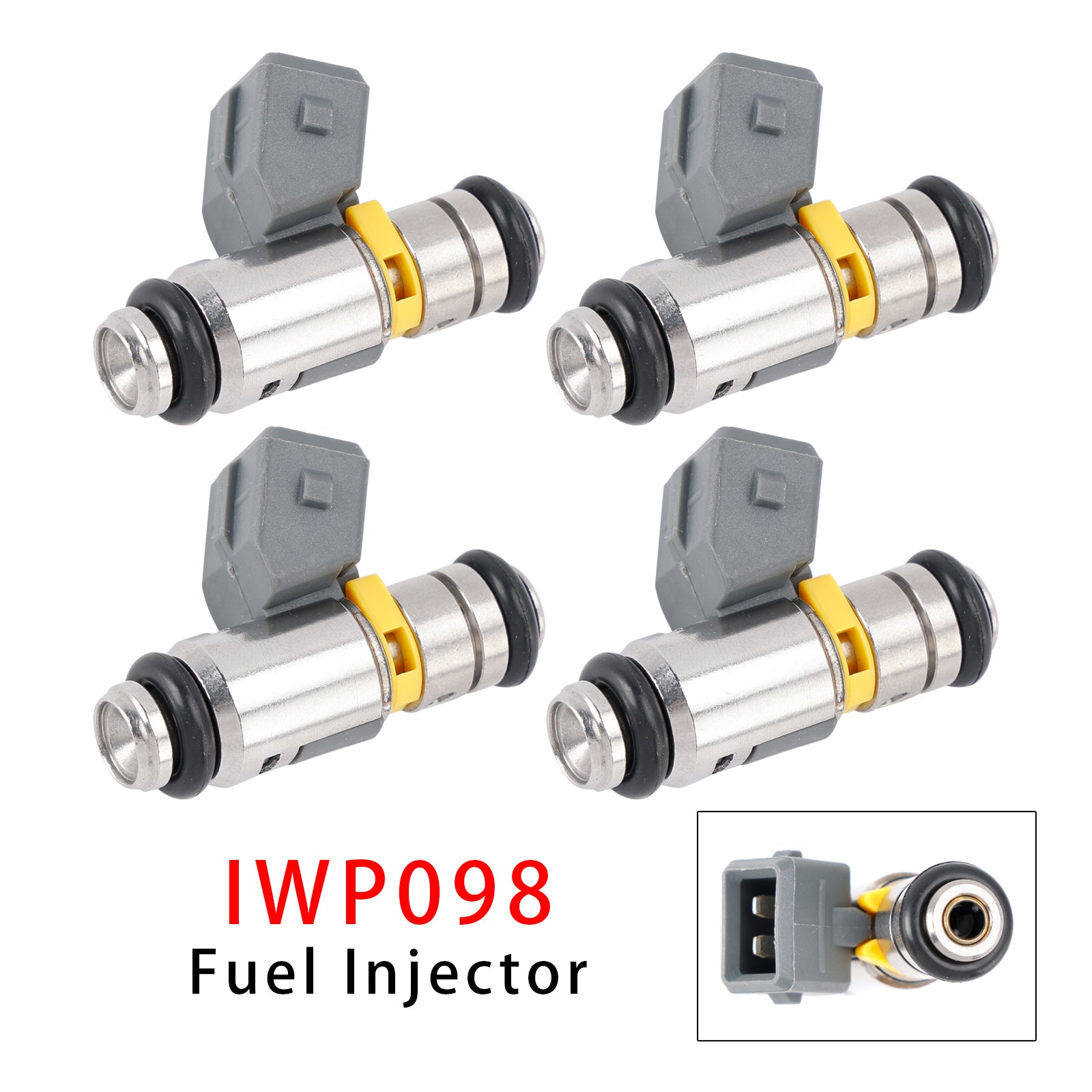 4Pcs Fuel Injector For Renault Espace Grand Scénic Laguna Megane II 2.0 IWP098