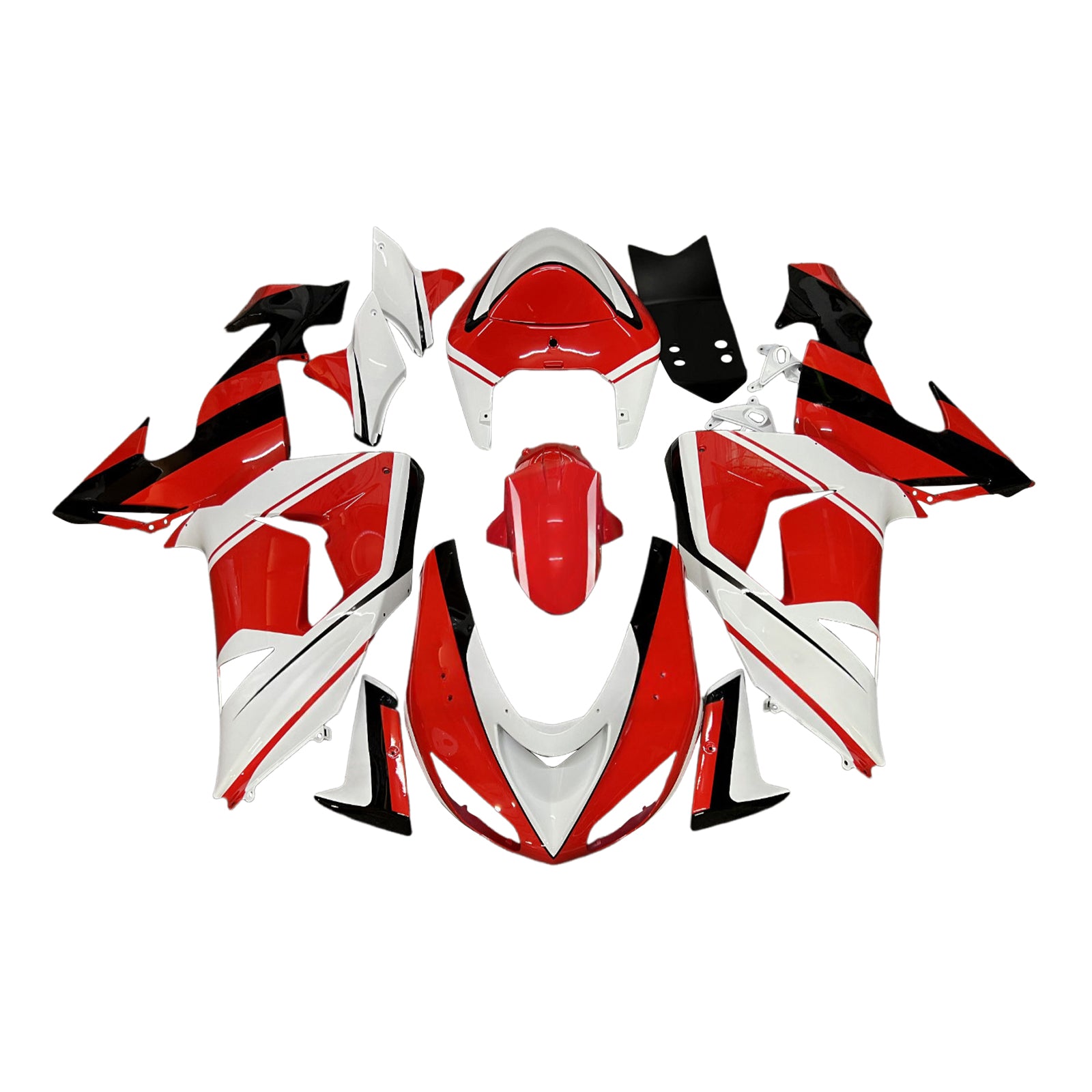 Injectiekuipset carrosserie kunststof ABS geschikt voor Kawasaki ZX10R 2006-2007