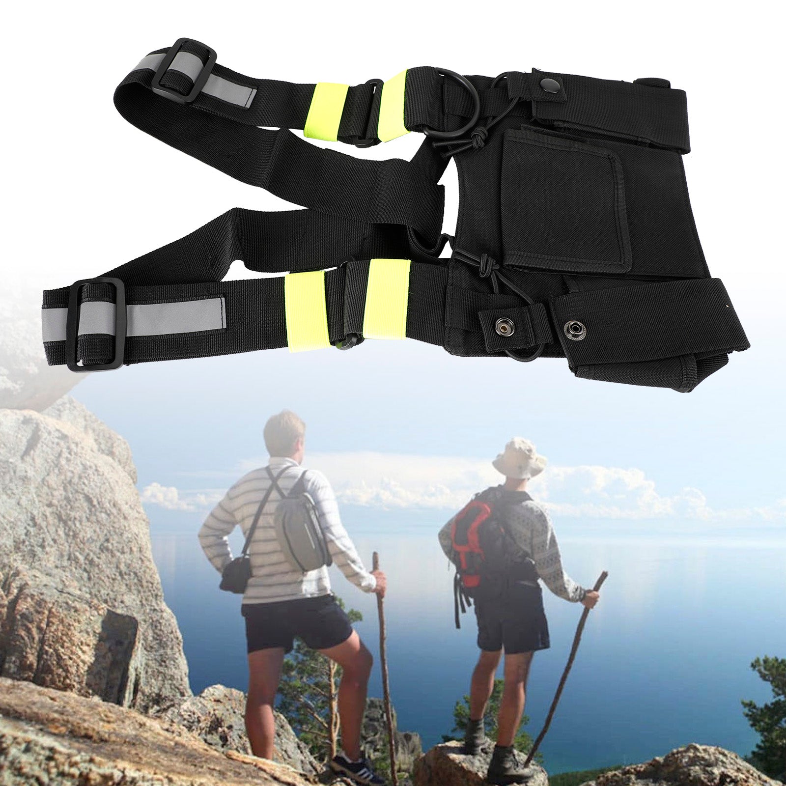 Nieuwe tactische bilaterale borstharnastas voor veldoperaties Radio Universal