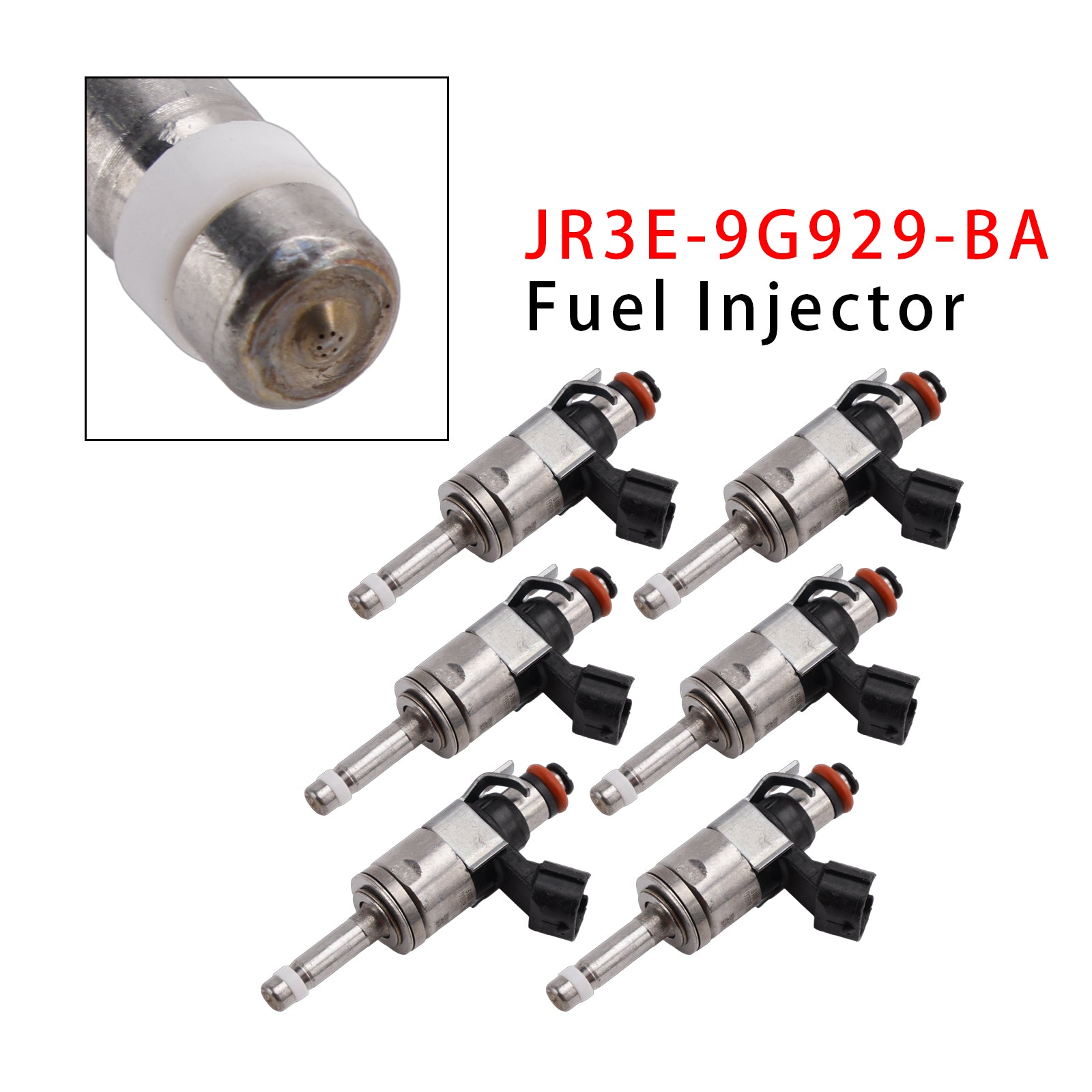 2018-2020 For Ford F-150 5.0L 4951CC 302Cu.In. V8 FLEX DOHC Naturally Aspirated 6PCS Fuel Injector JR3E-9G929-BA