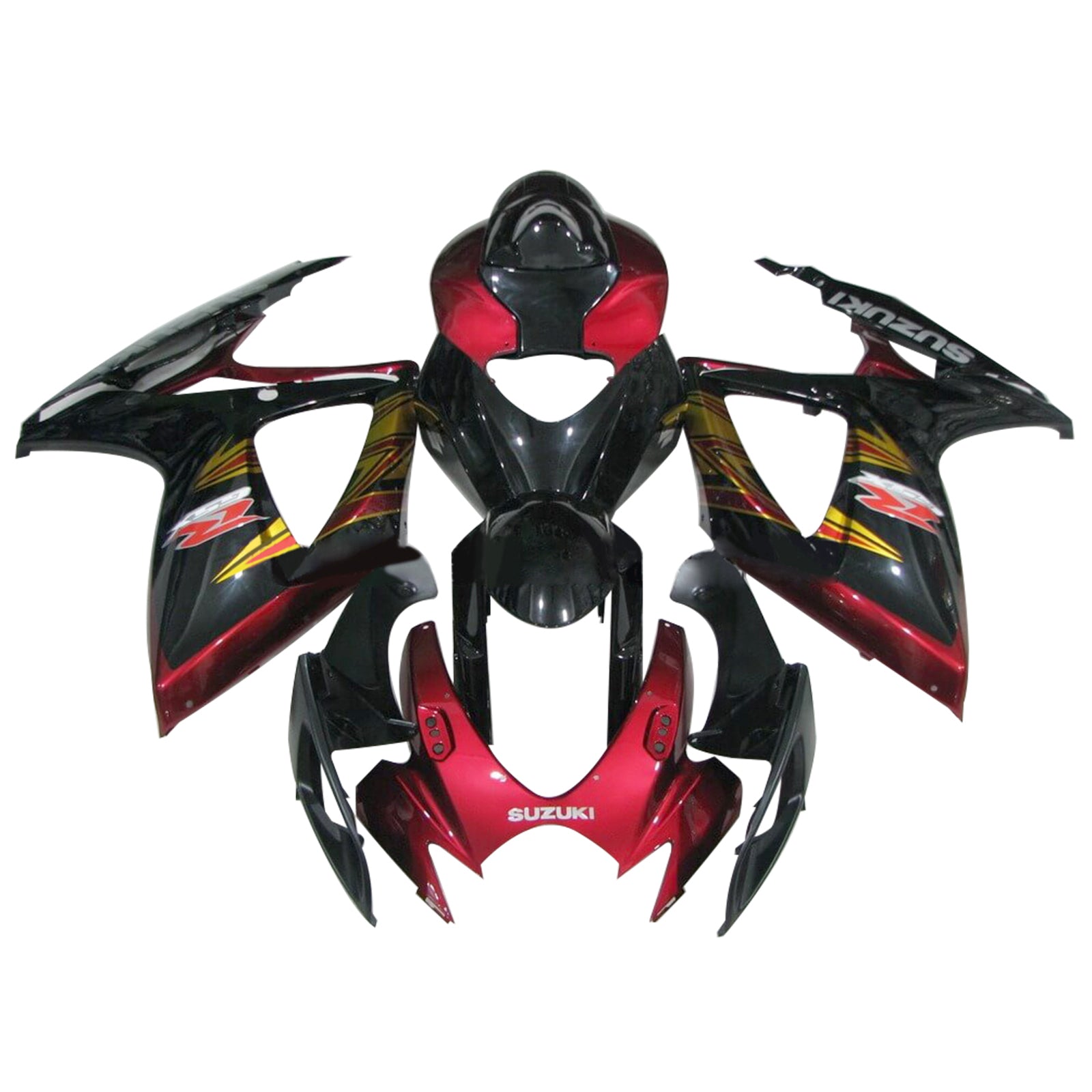 2006-2007 Suzuki GSXR 600/750 K6 Injektionsmässa Kit Bodywork Plastic ABS