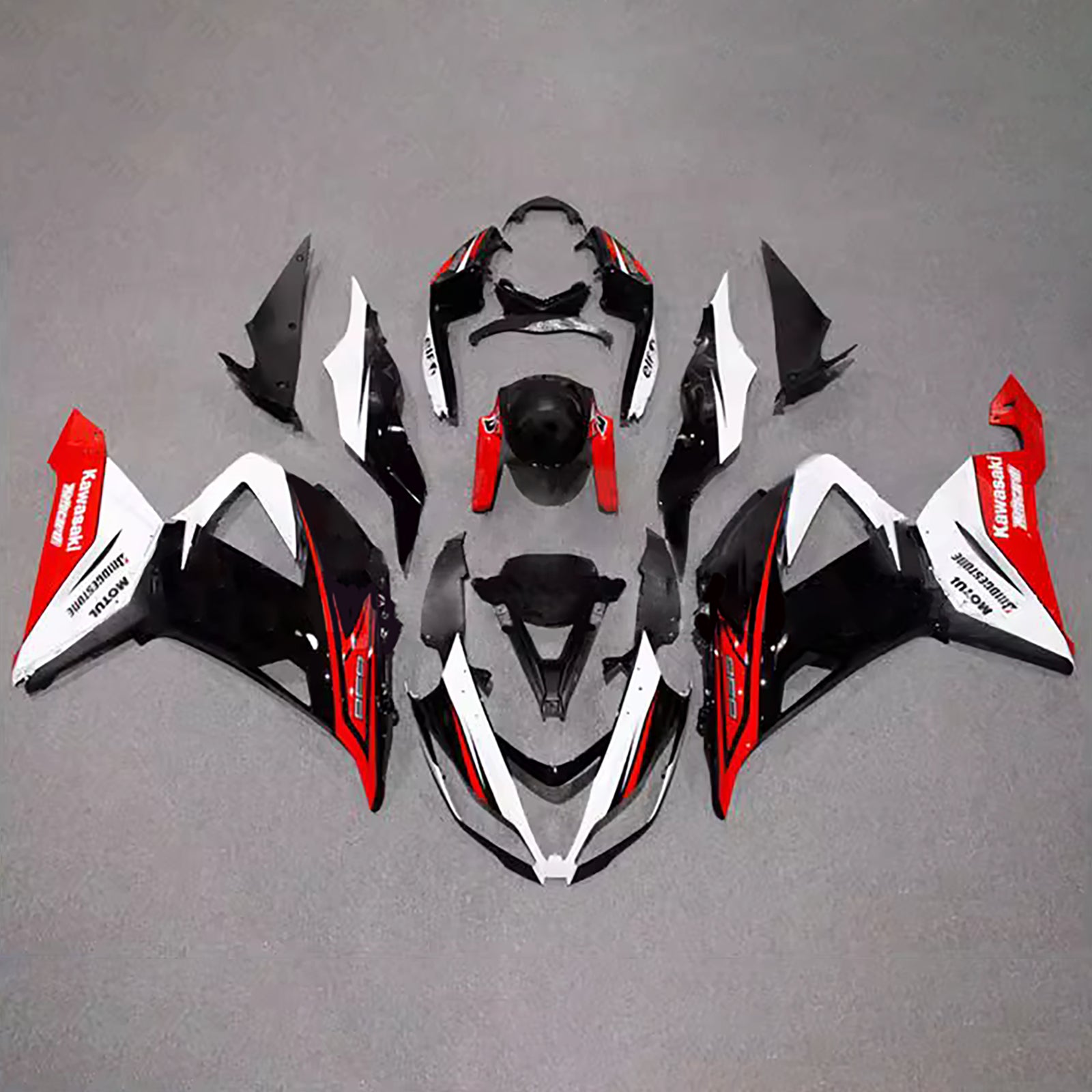 Injection Fairing Kit Bodywork Plastic ABS fit For Kawasaki ZX6R 636 2013-2018