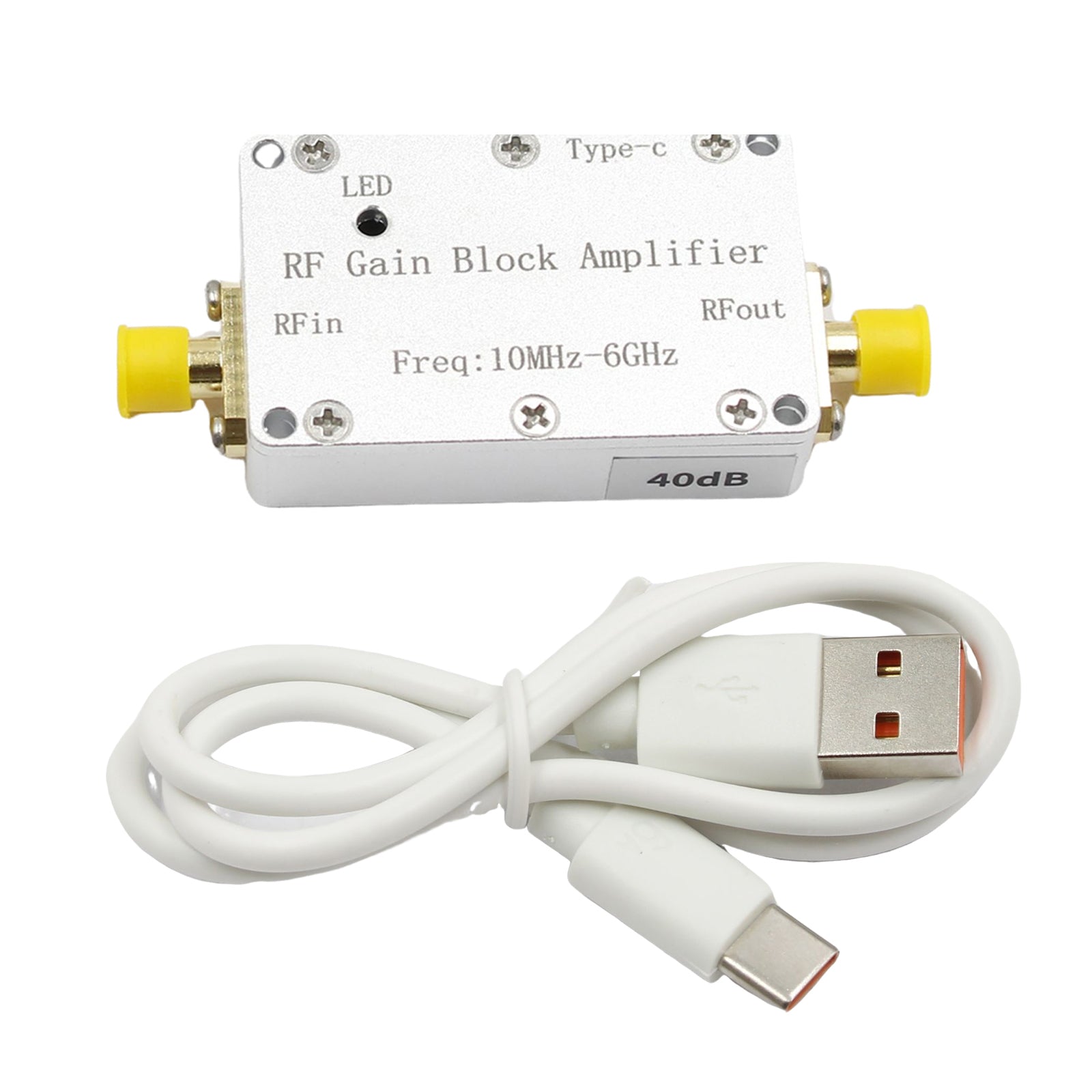 Amplificateur RF 10m-6GHz 10 dB 20db 30 dB 40 dB High gain Driver Receiving Amplificateur