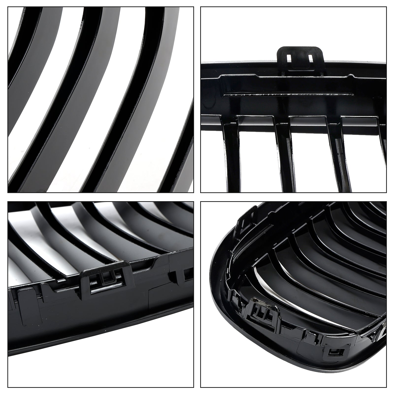 Gloss Black Front Grille Grill Fit BMW 2 série Gran Tourer F45 F46 2015-2018