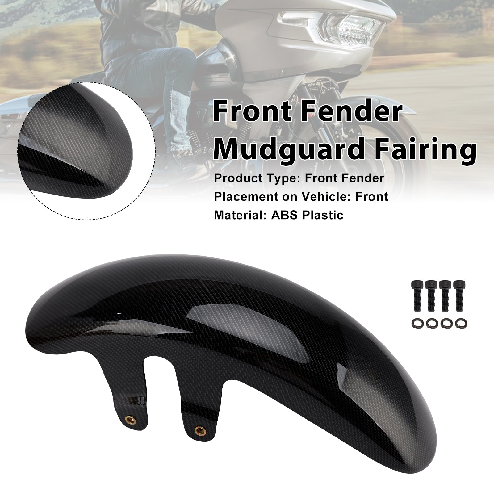 2023-2025 Touring CVO Road Glide / Street Glide Front Fender Mudguard Fairing