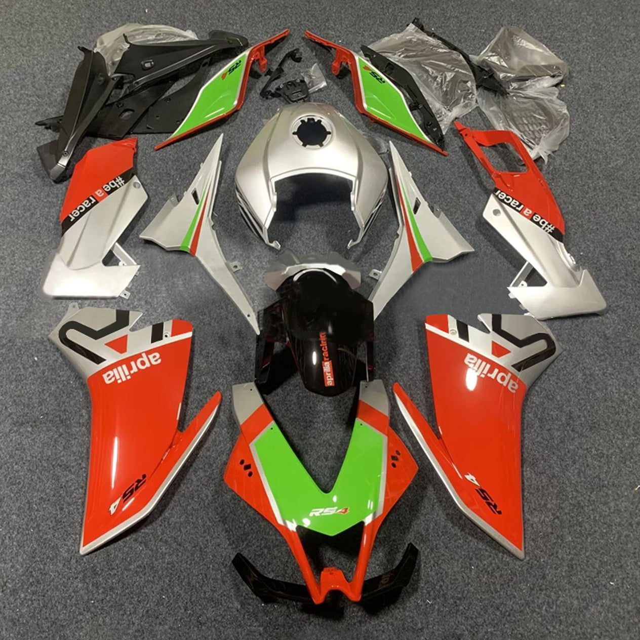 2012-2016 Aprilia RS4 125 50 Injektionsmässa Kit karosseri