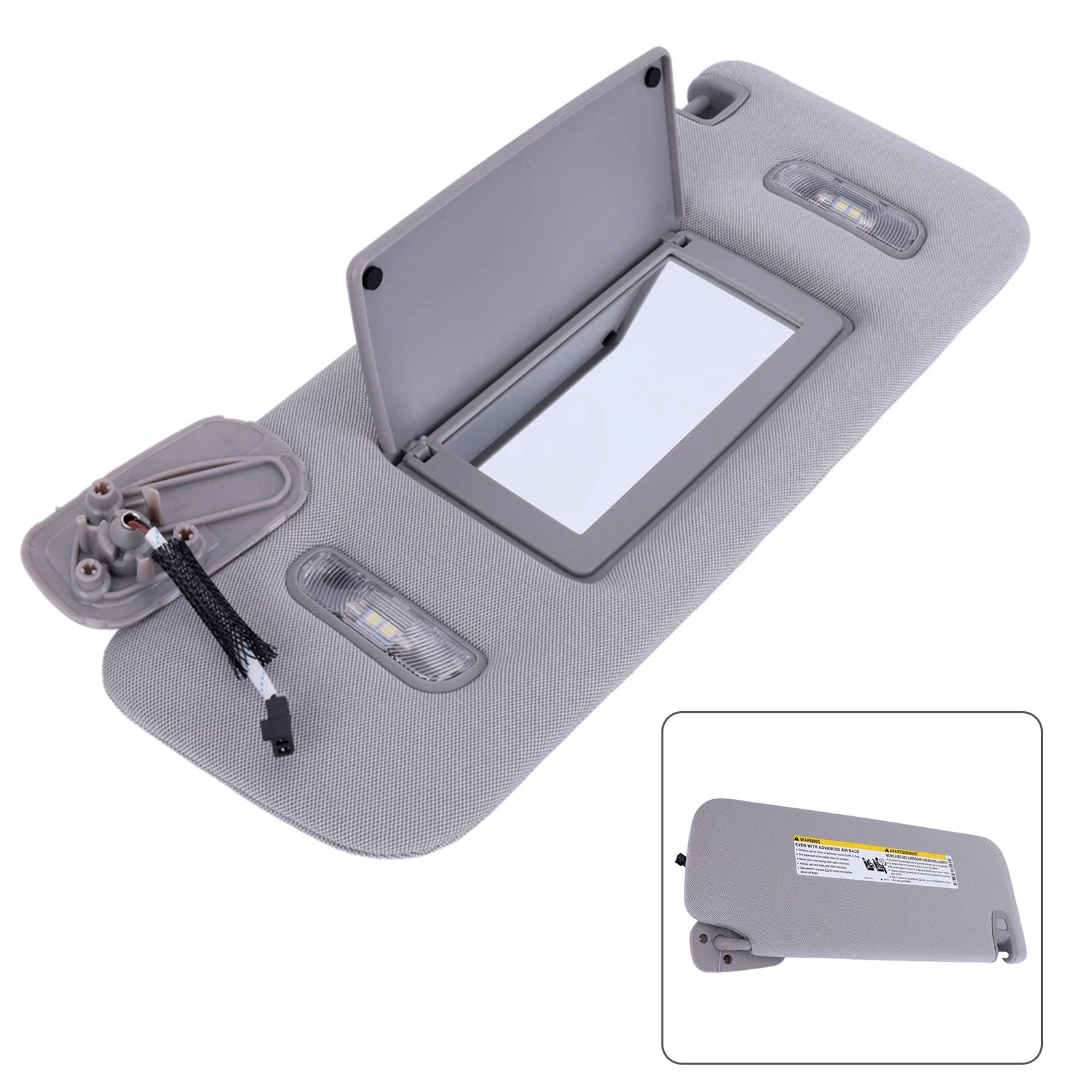 Visor du soleil côté gauche gris 85220-F0100TTX pour Hyundai Elantra 16-19