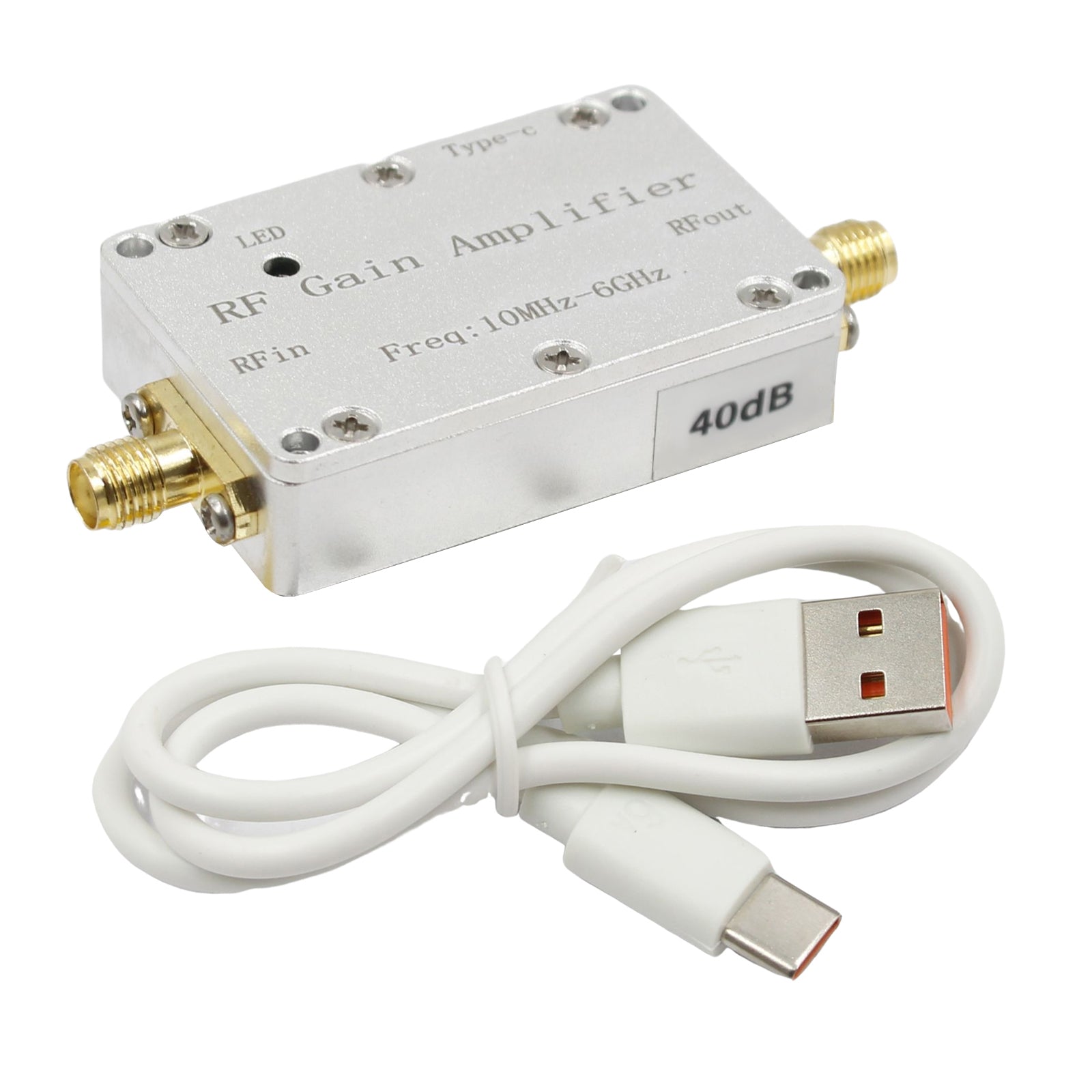 Amplificateur RF 10m-6GHz 10 dB 20db 30 dB 40 dB High gain Driver Receiving Amplificateur