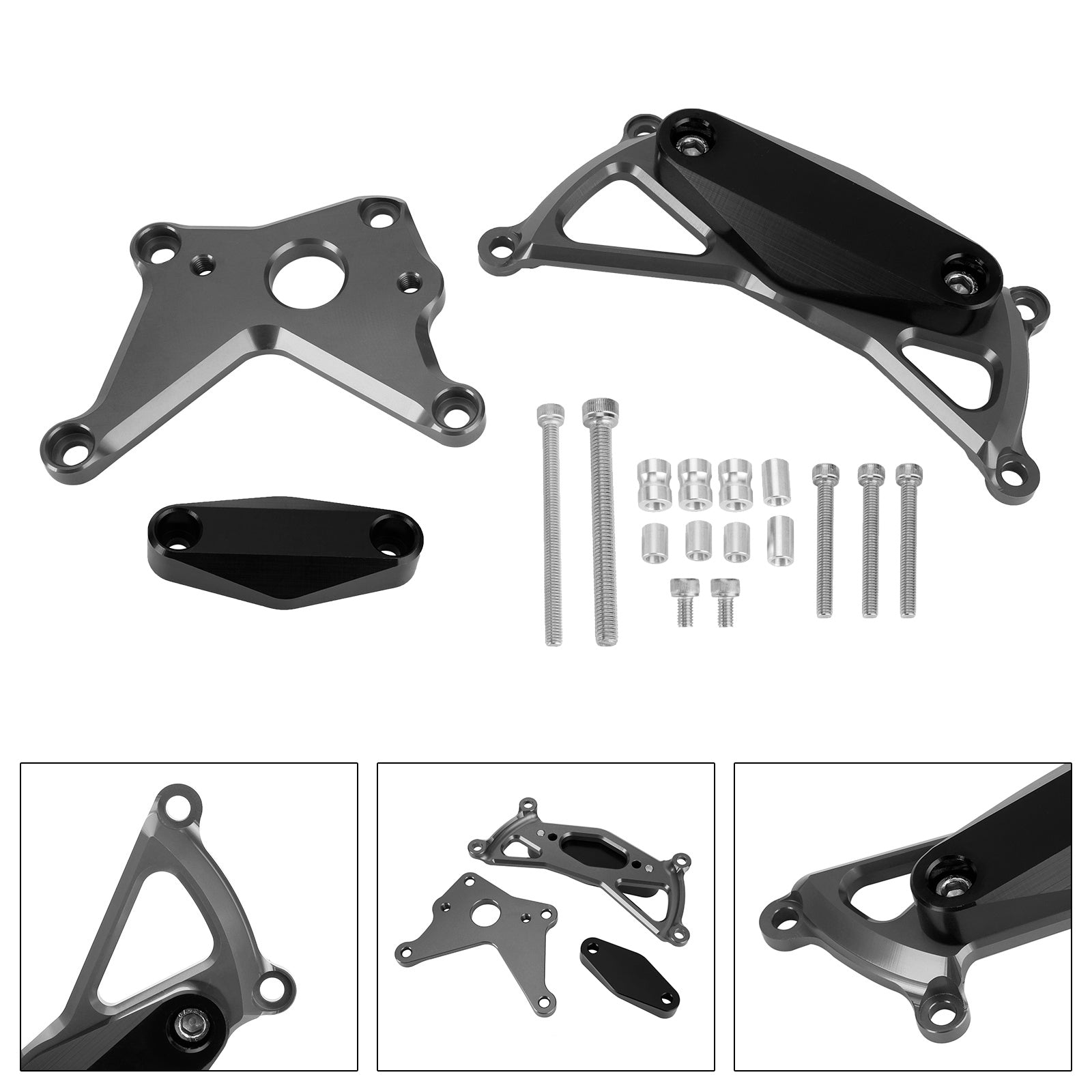 Cubierta Protectora De Motor De Plastico Slider Rojo Para Suzuki Gsx-S1000/Gt 21-22 Katana