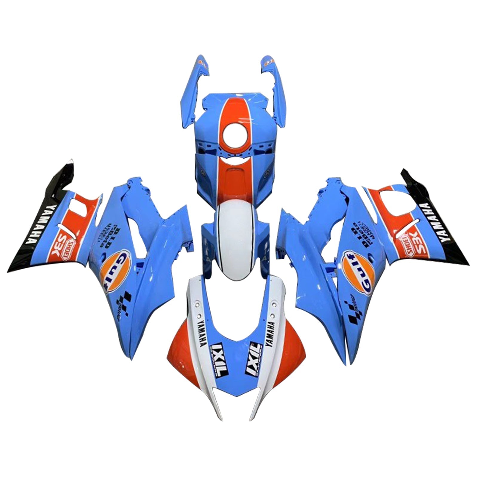 Kit de carénage Yamaha YZF-R3 R25 2019-2021, carrosserie en plastique ABS