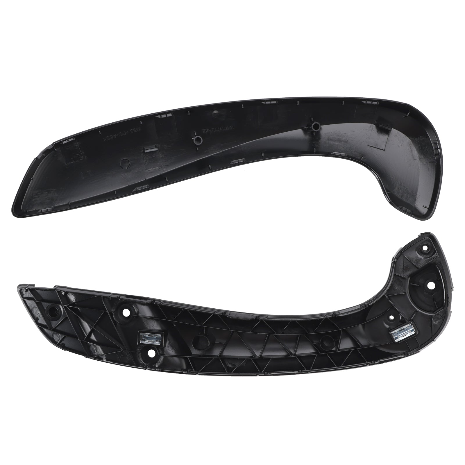 2008-2016 Renault Megane 3 Front Left Inner Door Handle Base+Cover Set Black