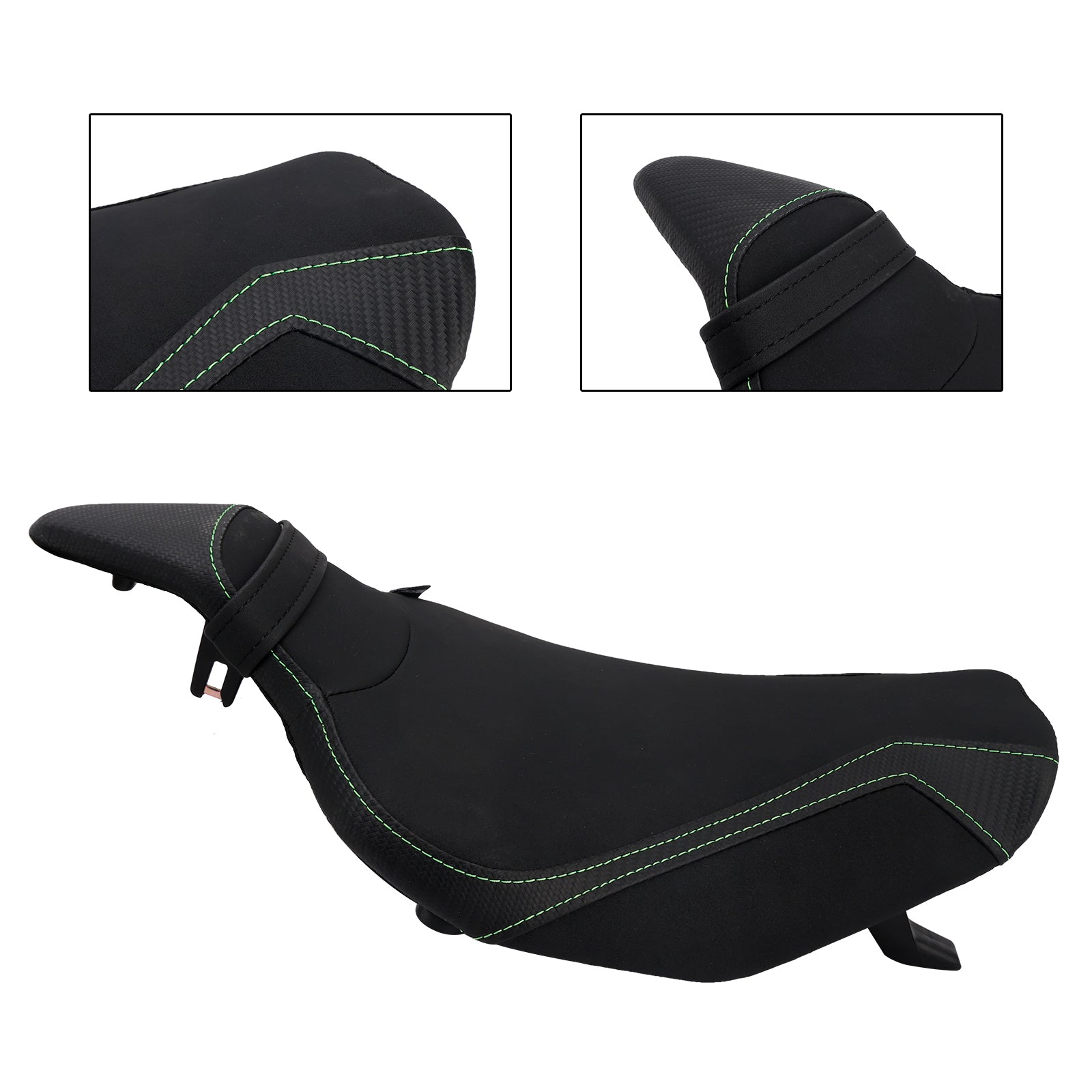 2014-2025 For Kawasaki Z1000 2024 For Kawasaki Z1000 Front Driver Raider Seat Pillion Saddle Green2 Red