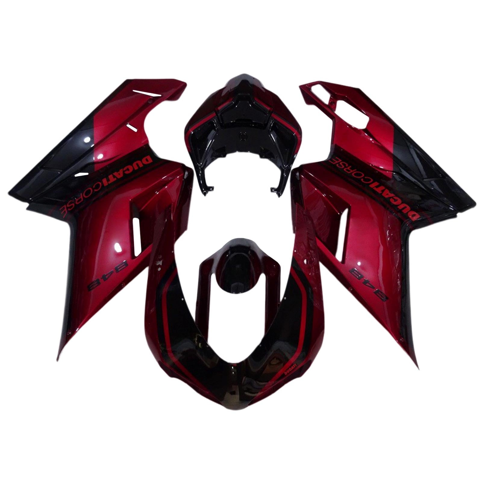 2007-2011 Ducati 1098 1198 848 Kit de carénage Bodywork Abs