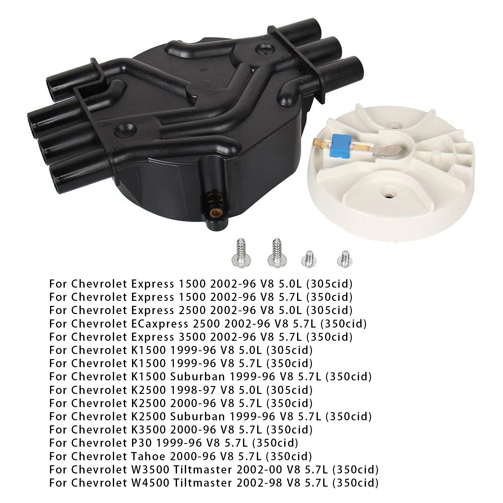 Cap a rotor súprava 10452459 pre Chevy K1500 GMC 5,7 l Vortec