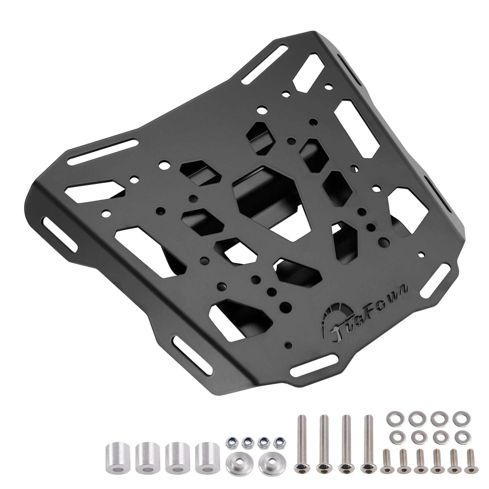 2020-2024 Tiger 900 / GT / GT Pro / Rally / Rally Pro BLACK ALUMINUM TOP RACK CARRIER LUGGAGE PLATE