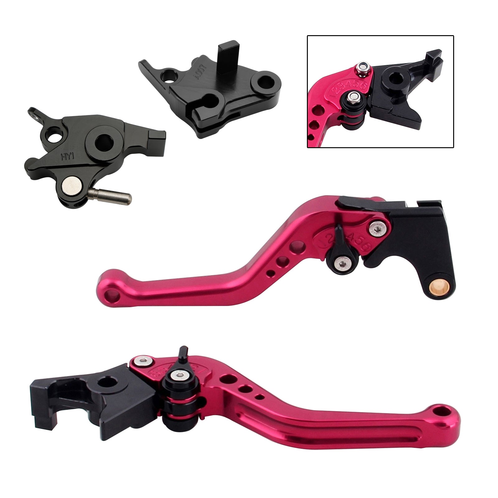 Ny kort kopplingsbromsspak Fit för CFMOTO 400NK 650NK 650MT 650GT 2020-21