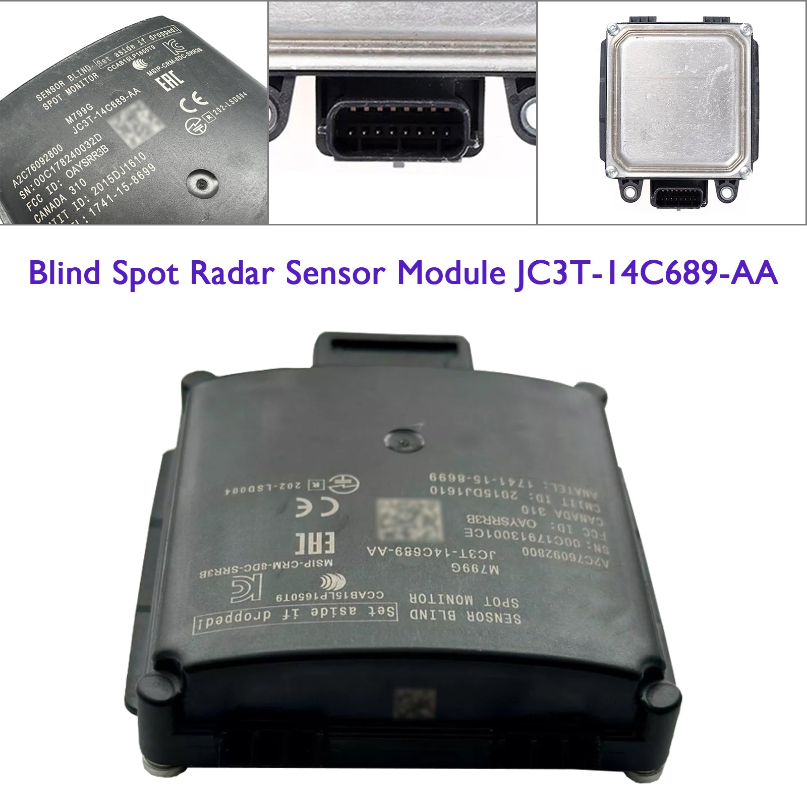 Blind Spot Monitor Sensor Module JC3T-14C689-AA for Ford F150 F250 Super Duty