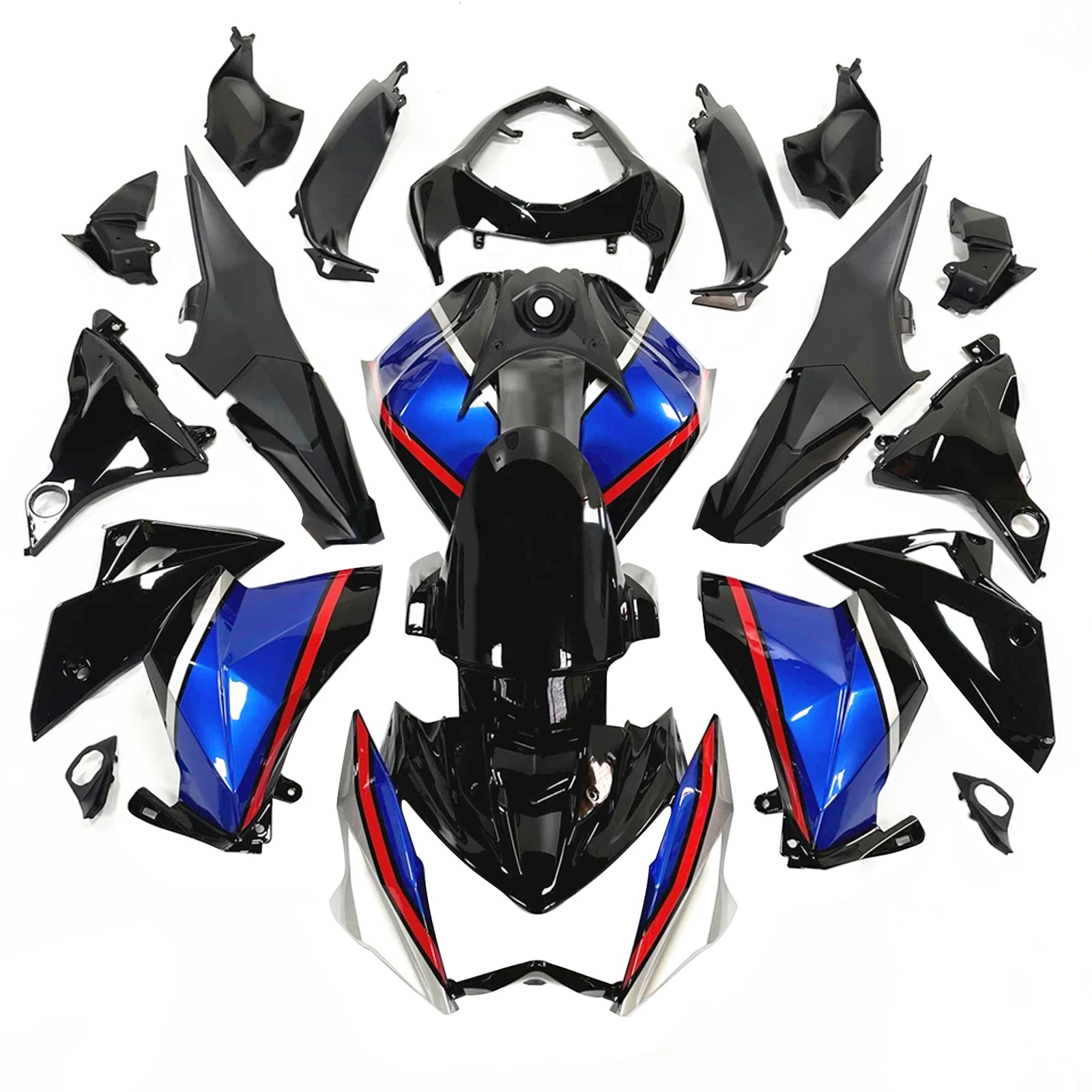 2013-2018 KAWASAKI Z800 INJEKTION FAIRING KIT BODYWORK PLAST ABS
