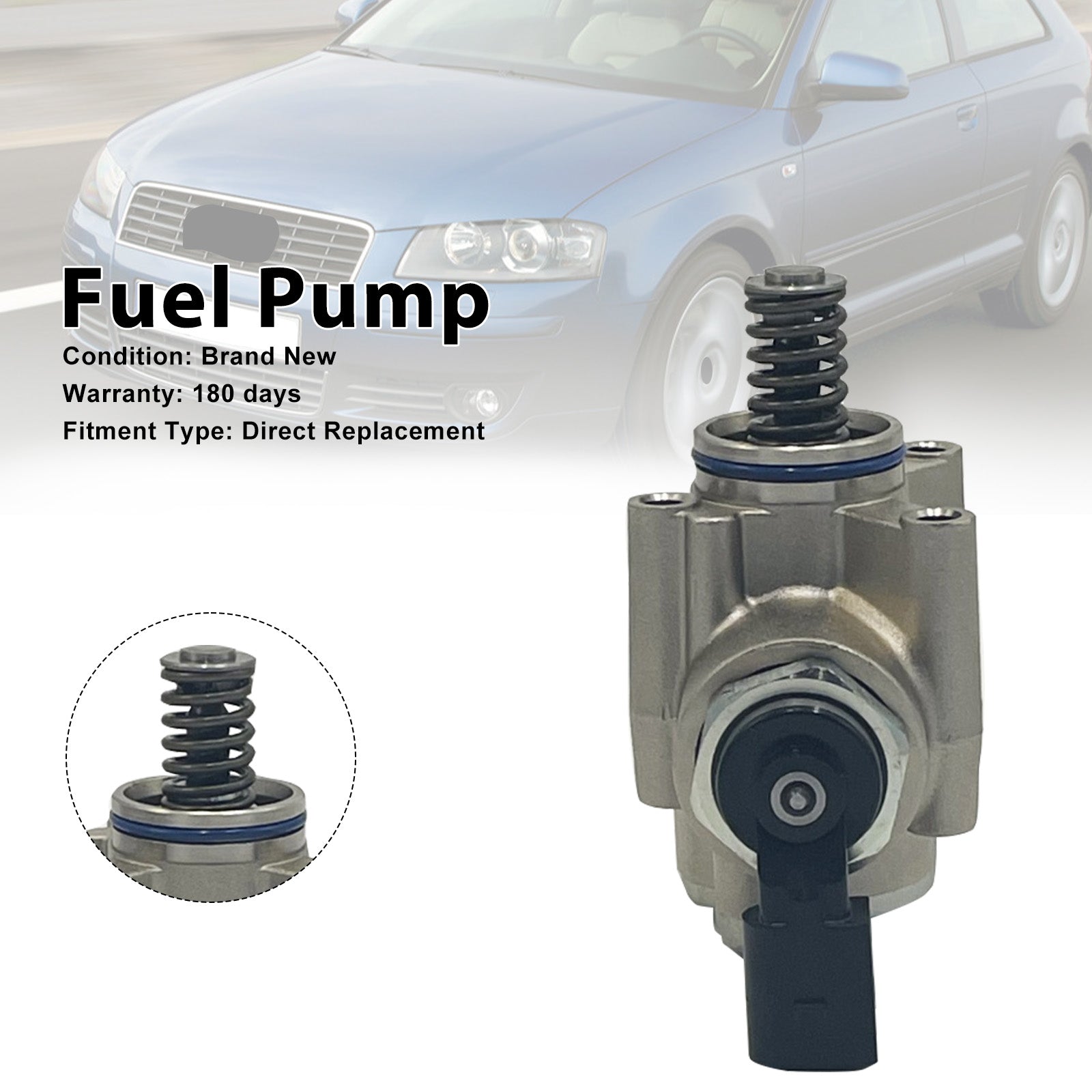 High Pressure Fuel Pump 03C127025R Fit Audi A3 Fit VW Golf Passat BLF 1.6 FSI