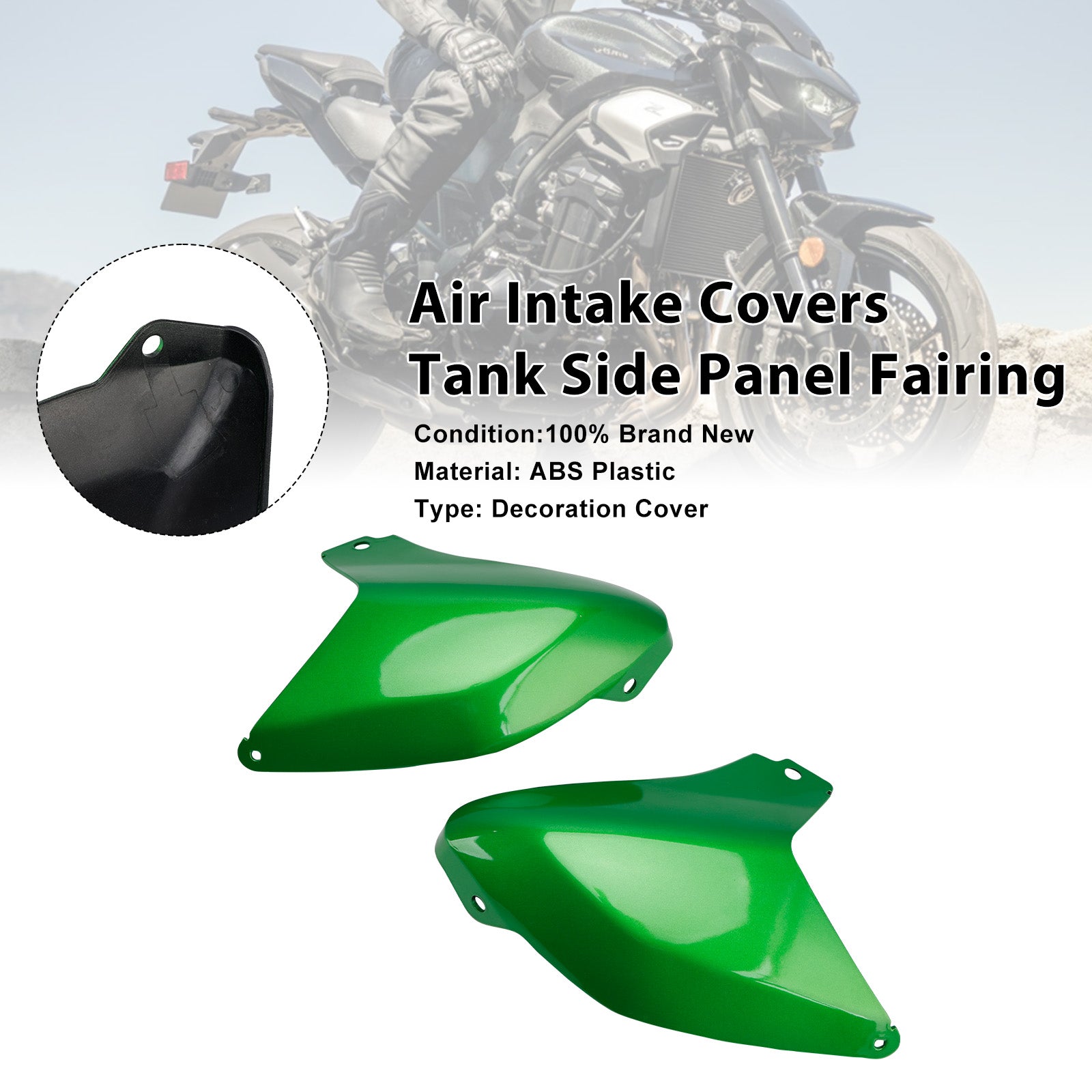 Air Intake Covers Tank Side Panel Fairing For Kawasaki Z900 2025-2026