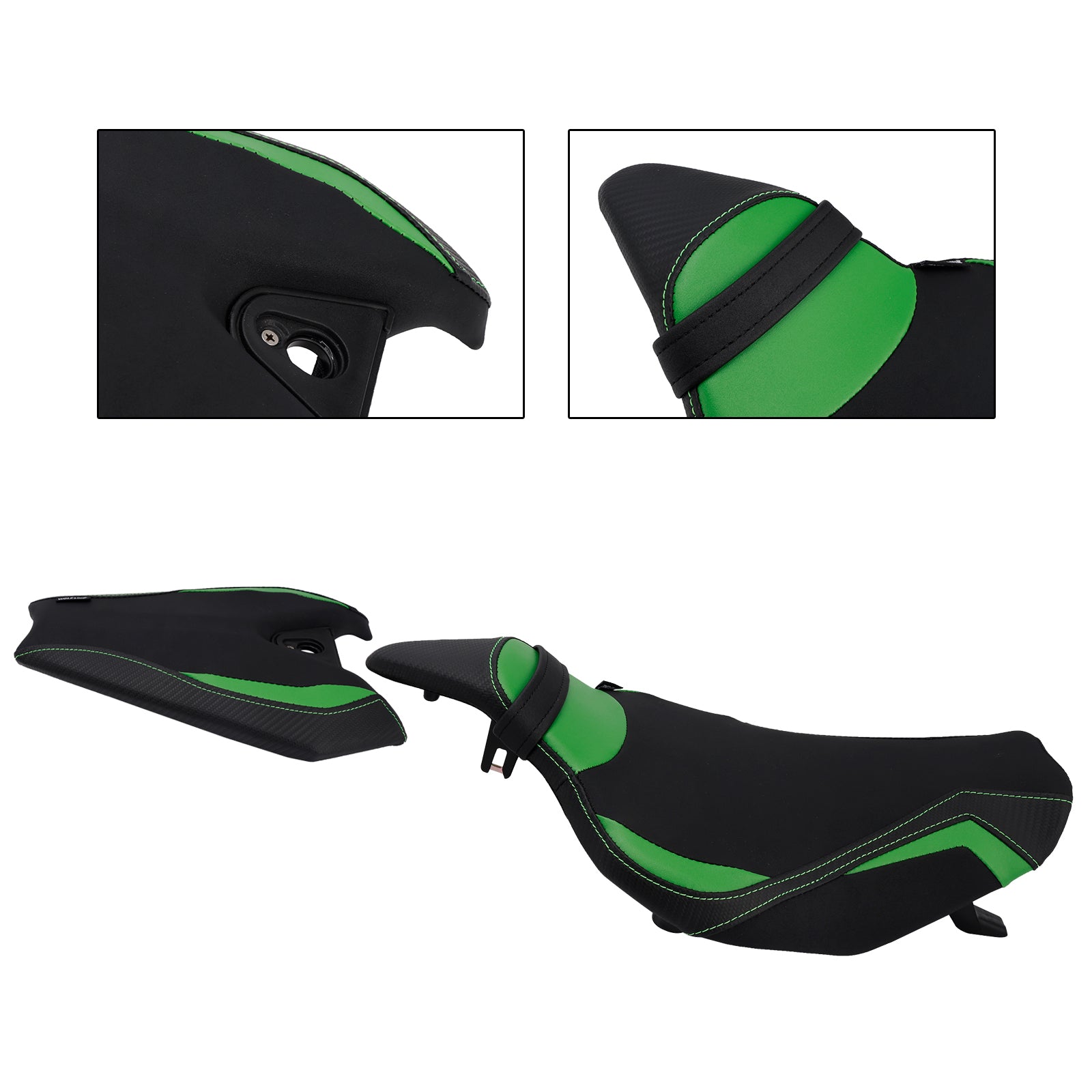 Lower Front W/ Rear Seat Driver Pillion Green1 For Kawasaki Z1000 2014-2025 2024