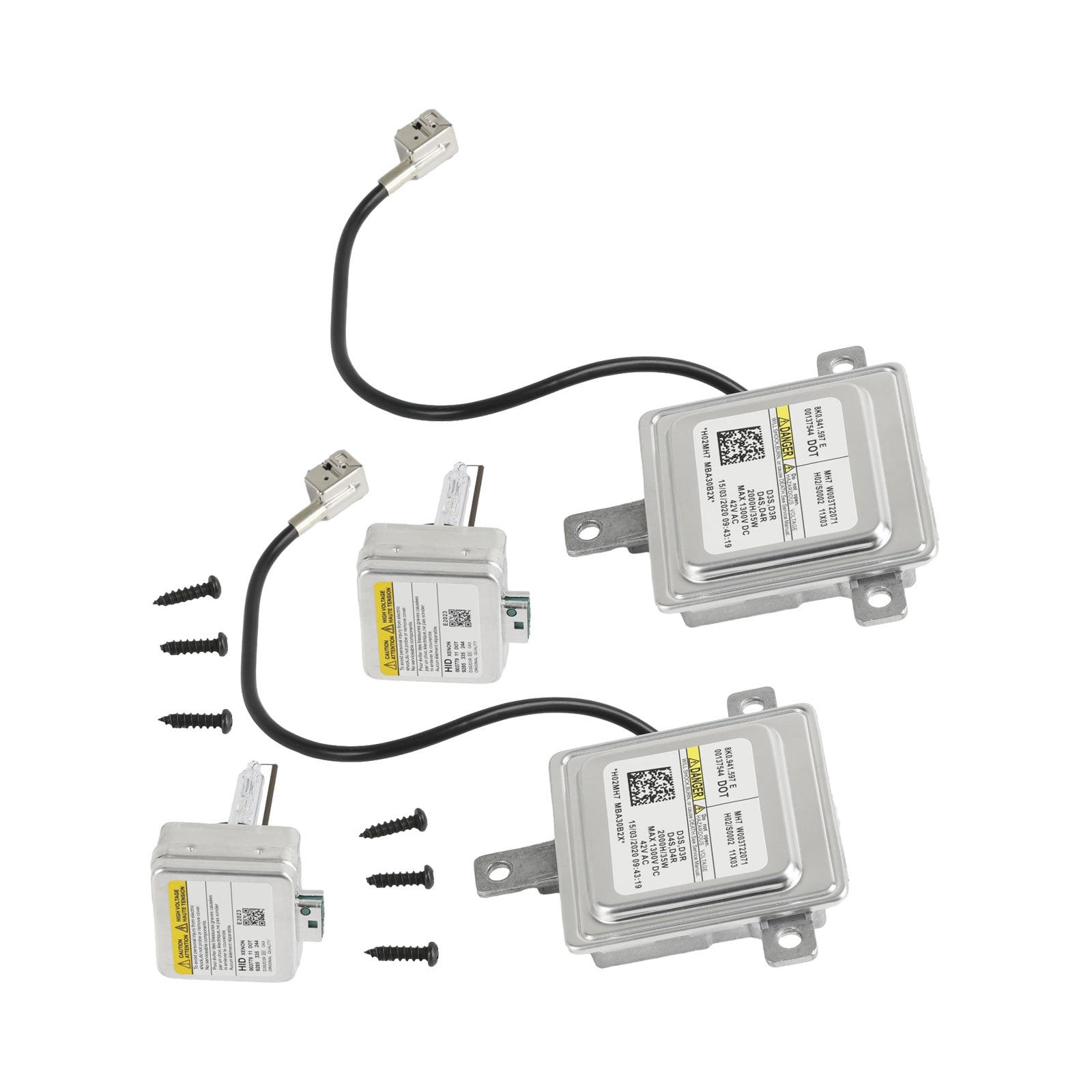 Ballast au xénon pour Audi A8 S8 A8L 2010-2014 & Module de commande d'éclairage HID pour ampoule D3S 8K0941597E