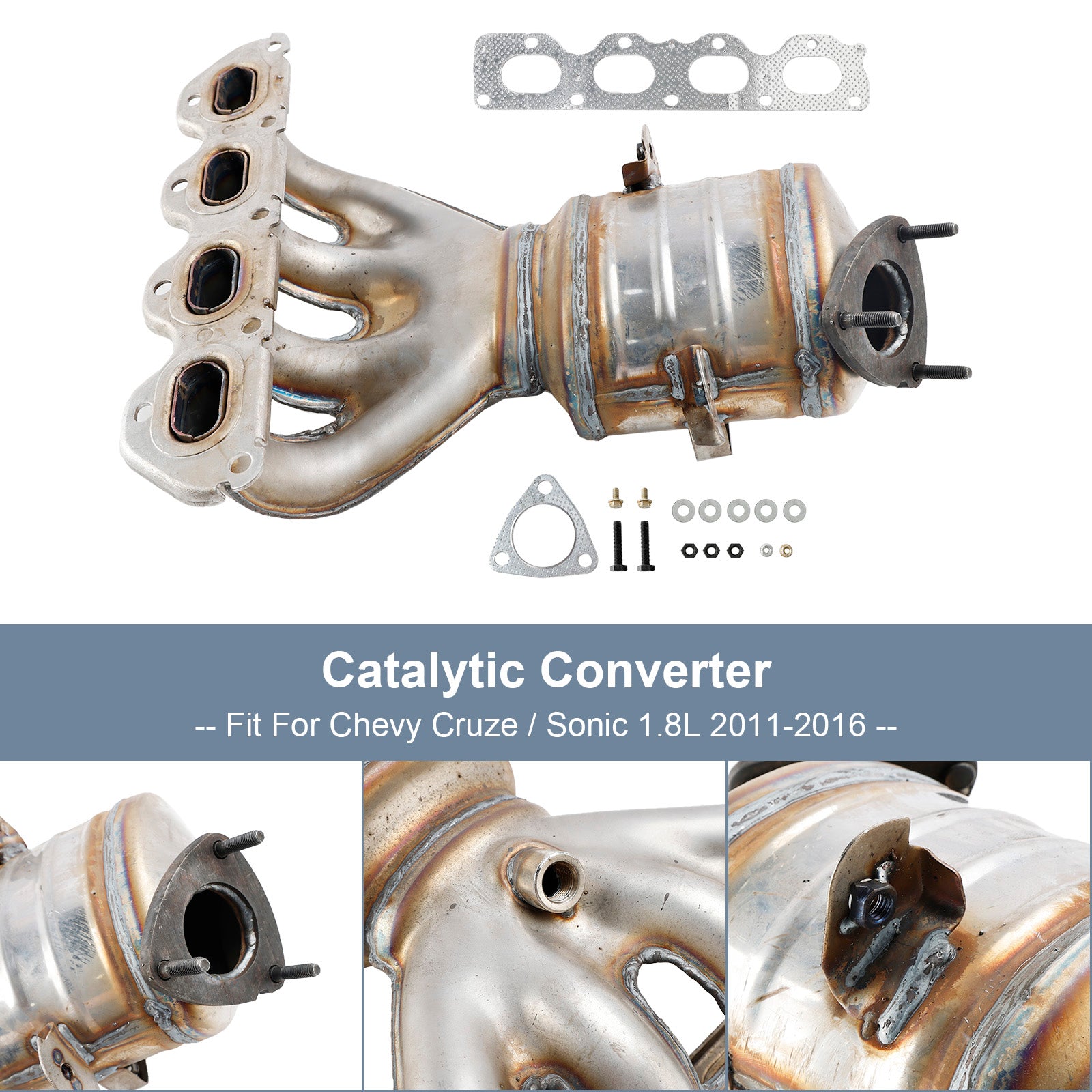 Manifold Catalytic Converter för Chevy Cruze/Sonic 1.8L 2011-2016