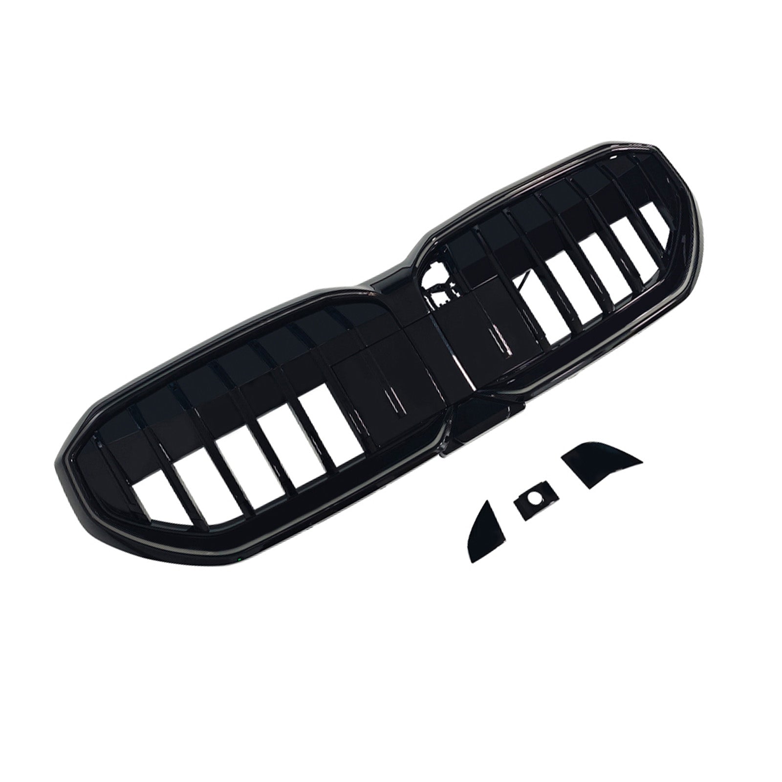Single Slat Front Bumper Grille Grill Fit BMW 5 Series I5 G60 G61 G68 2024+