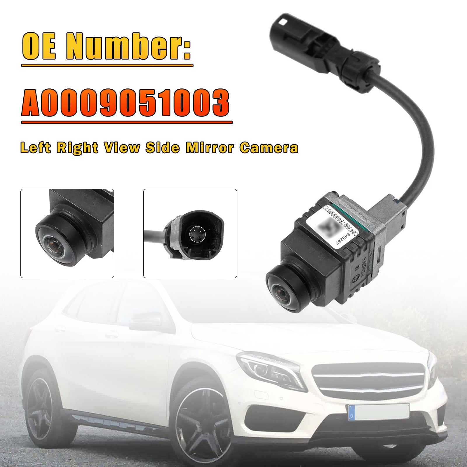 2016- For MERCEDES-BENZ GLE (W166) Left Right View Side Mirror Camera A0009051003