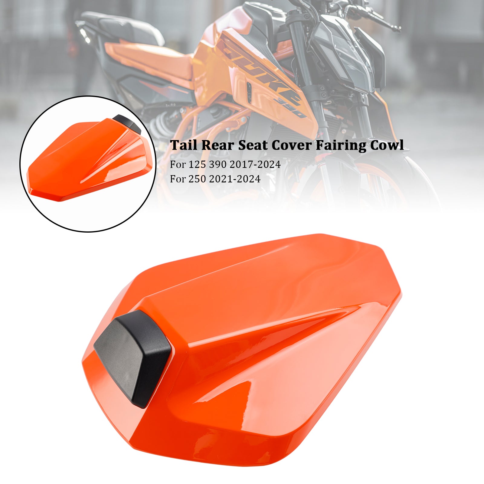 2017-2024 125 250 390 haler baksete deksel Fairing Cowl