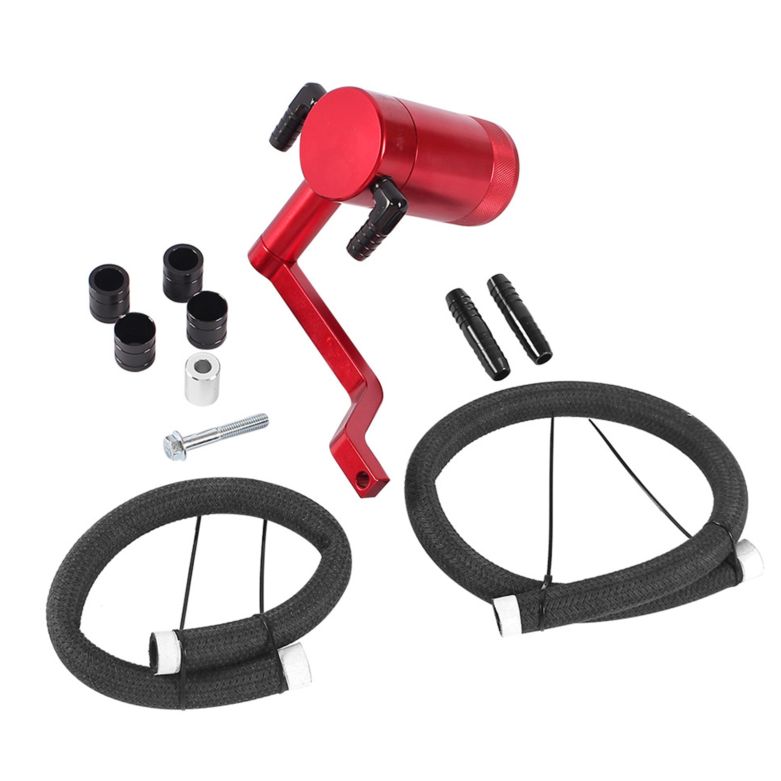 Catch Can Air Oil Separator Red For Dodge Charger Challenger 2011-2021